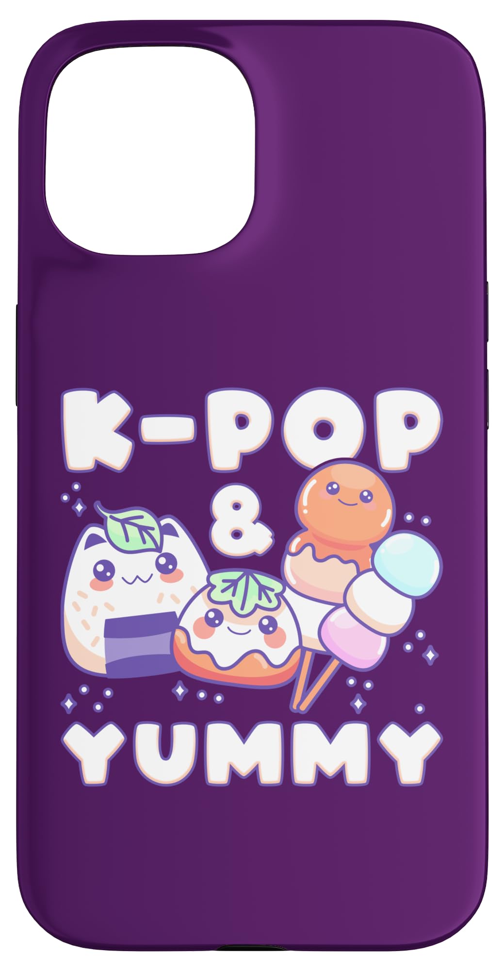 iPhone 15 Korean Food, K-Pop & Yummy, Korean Music, Cute Playful Case