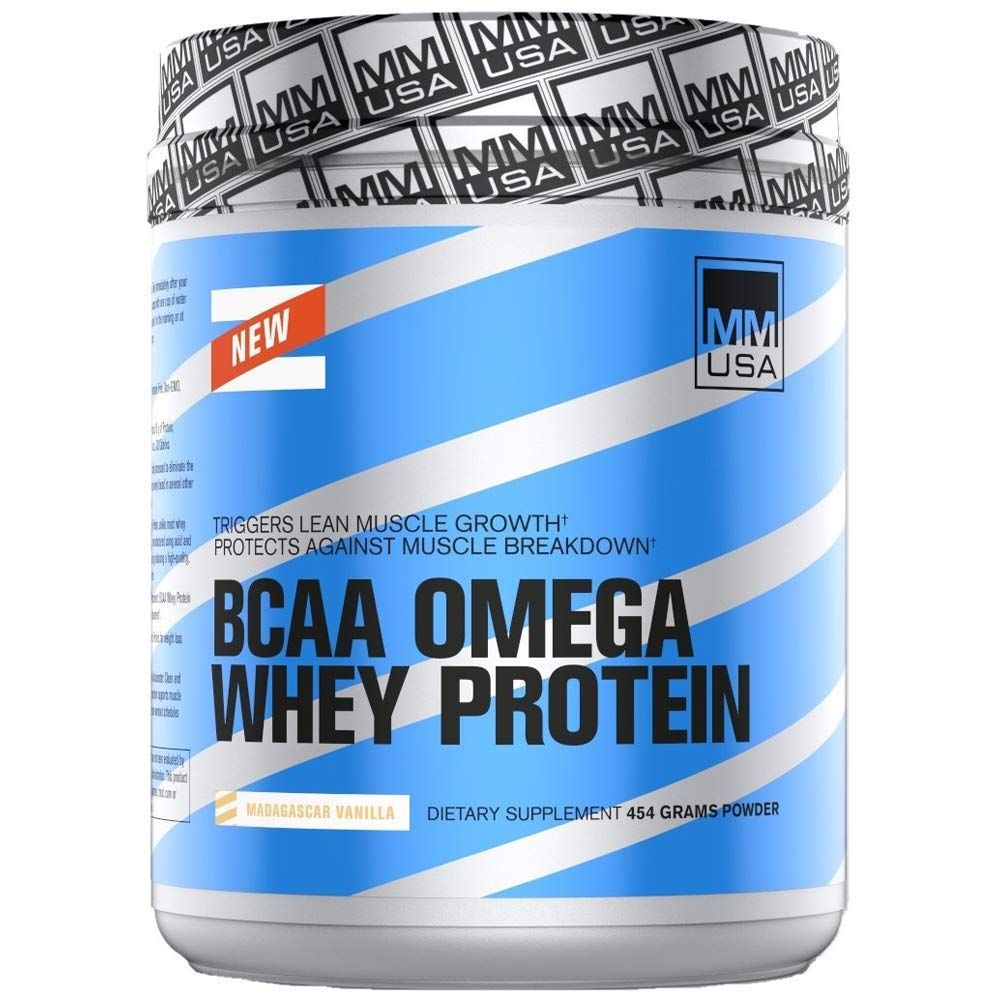 MMUSABCAA Omega Whey Protein, Vanilla, 500 Gram