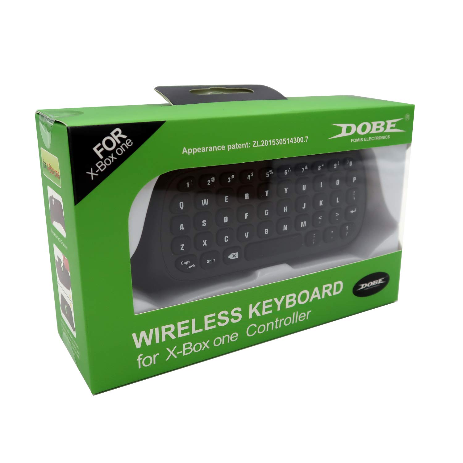 Mcbazel DOBE 2.4G Wireless Mini Keyboard Keypad for Xbox One Gamepad Controller Black