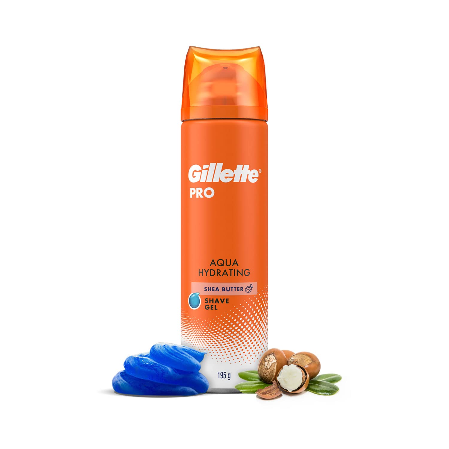 Gillette Pro Shaving Gel Aqua Hydrating With Shea Butter-195 g