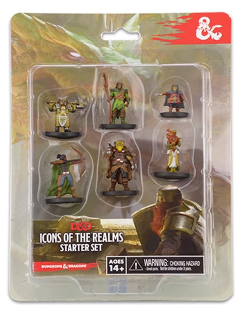 WizKids 72778 Dungeons & Dragons Icons of The Realms Starter Set