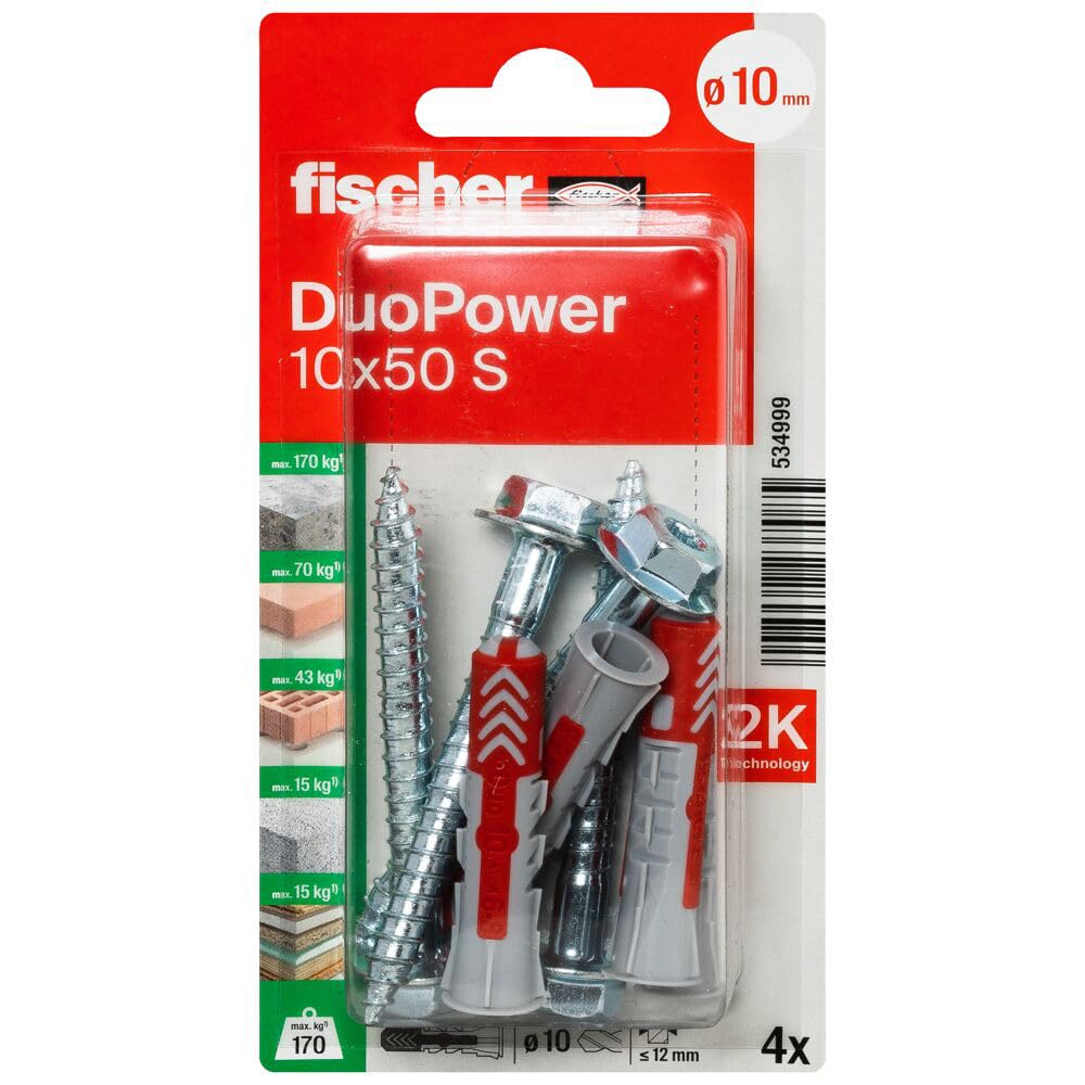 Fischer 534999 Blister Duopower 10 x 50 S K Nv