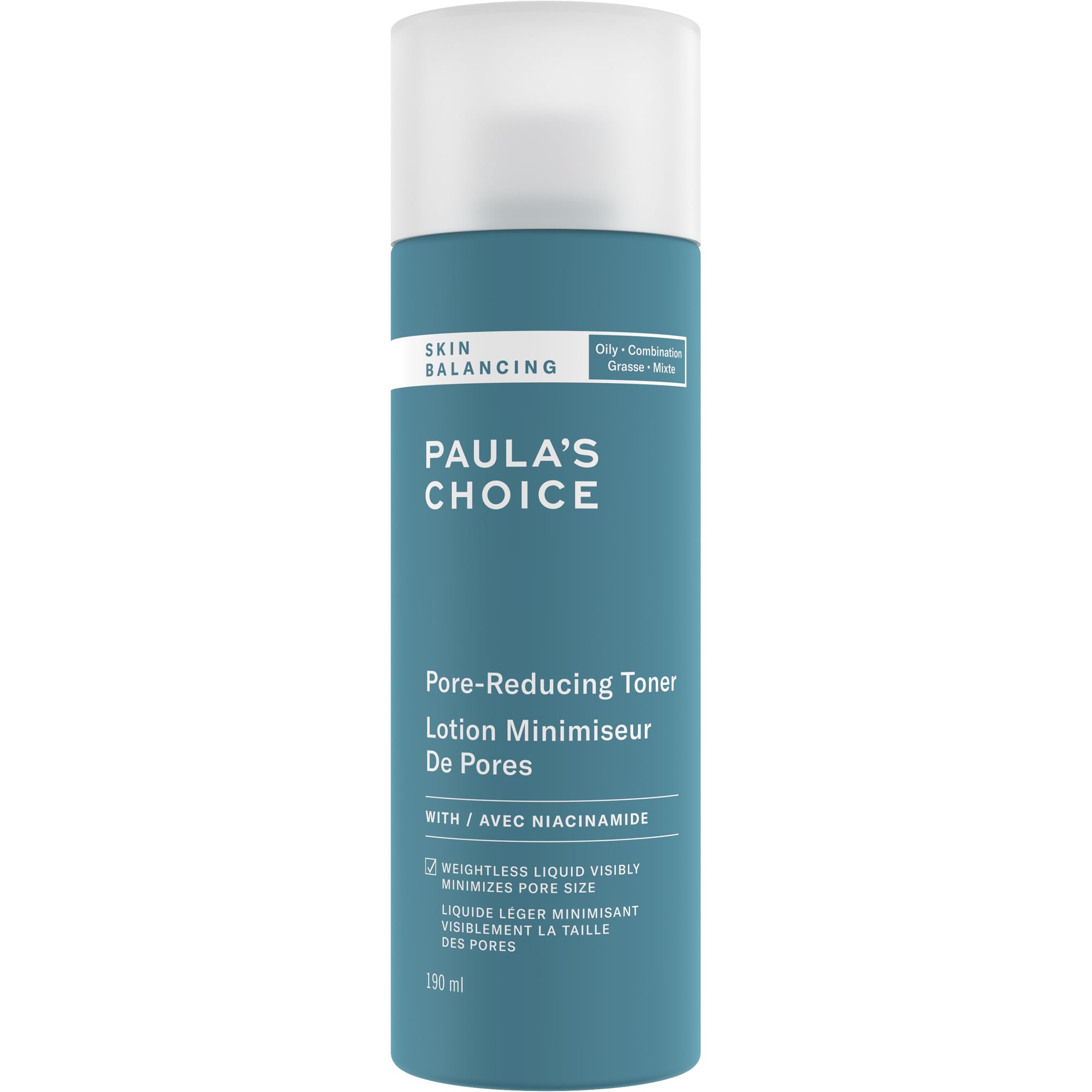 PAULA'S CHOICE Skin Balancing and Pore Reducing Toner with Niacinamide and Glycerine (Mixed with Oily Skin) 190 ml