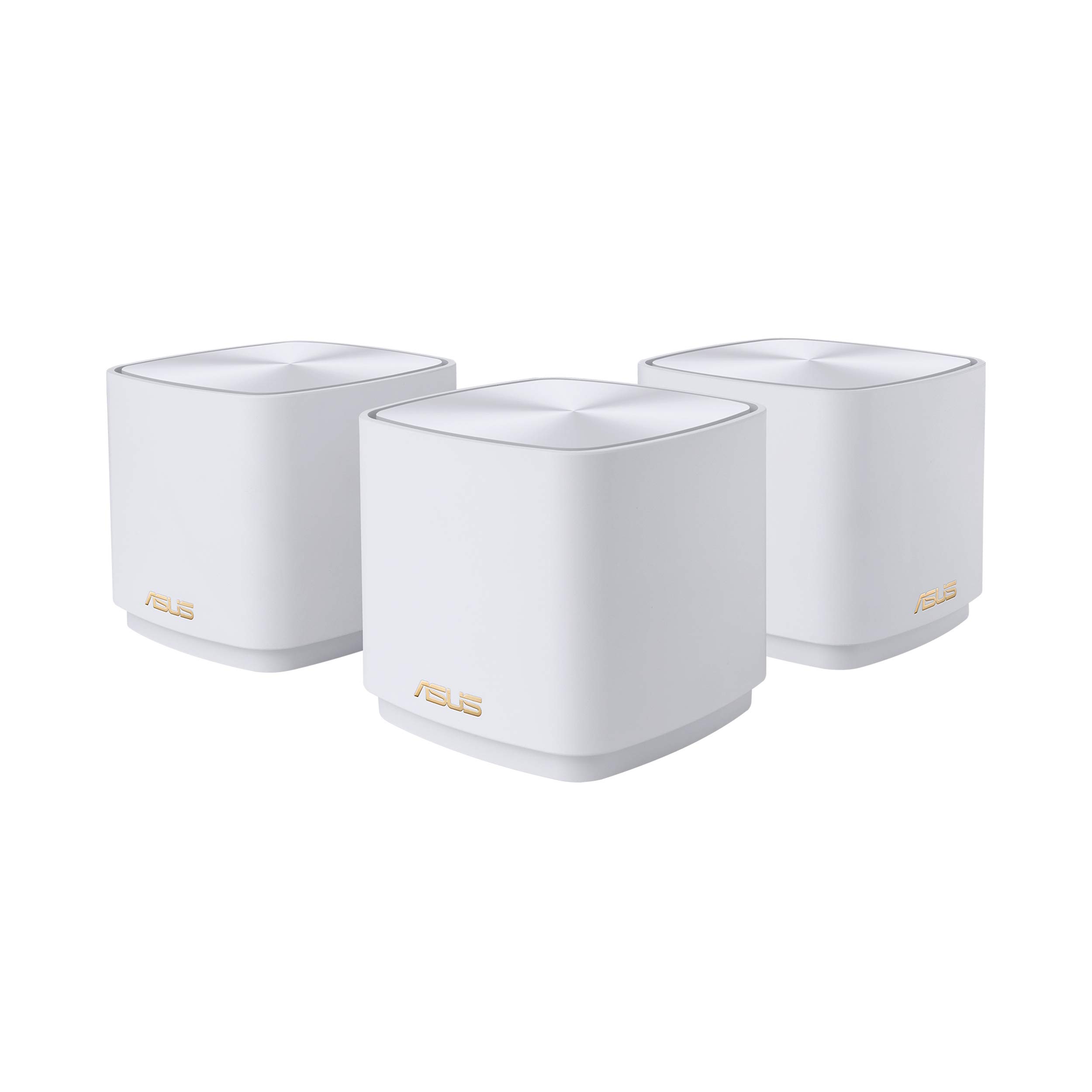 ASUS ZenWiFi AX Mini (XD5) Dual-Band Whole Home Mesh WiFi System, WiFi 6, 802.11ax, up to 5000 sq ft & 5+ Rooms, AiMesh, Lifetime Free Internet Security - White