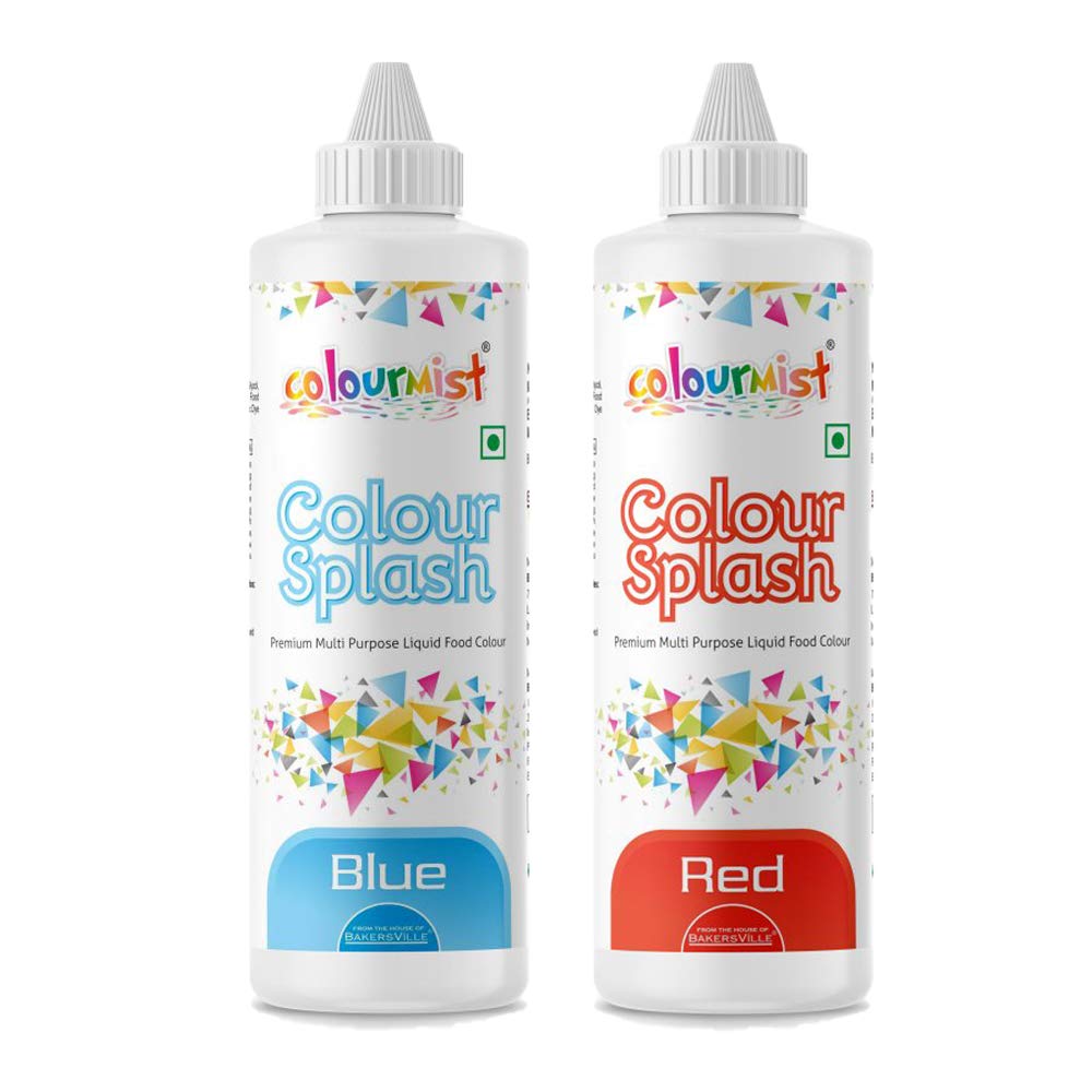 Combo of Colourmist® Colour Splash (Blue) and (Red),200Gm