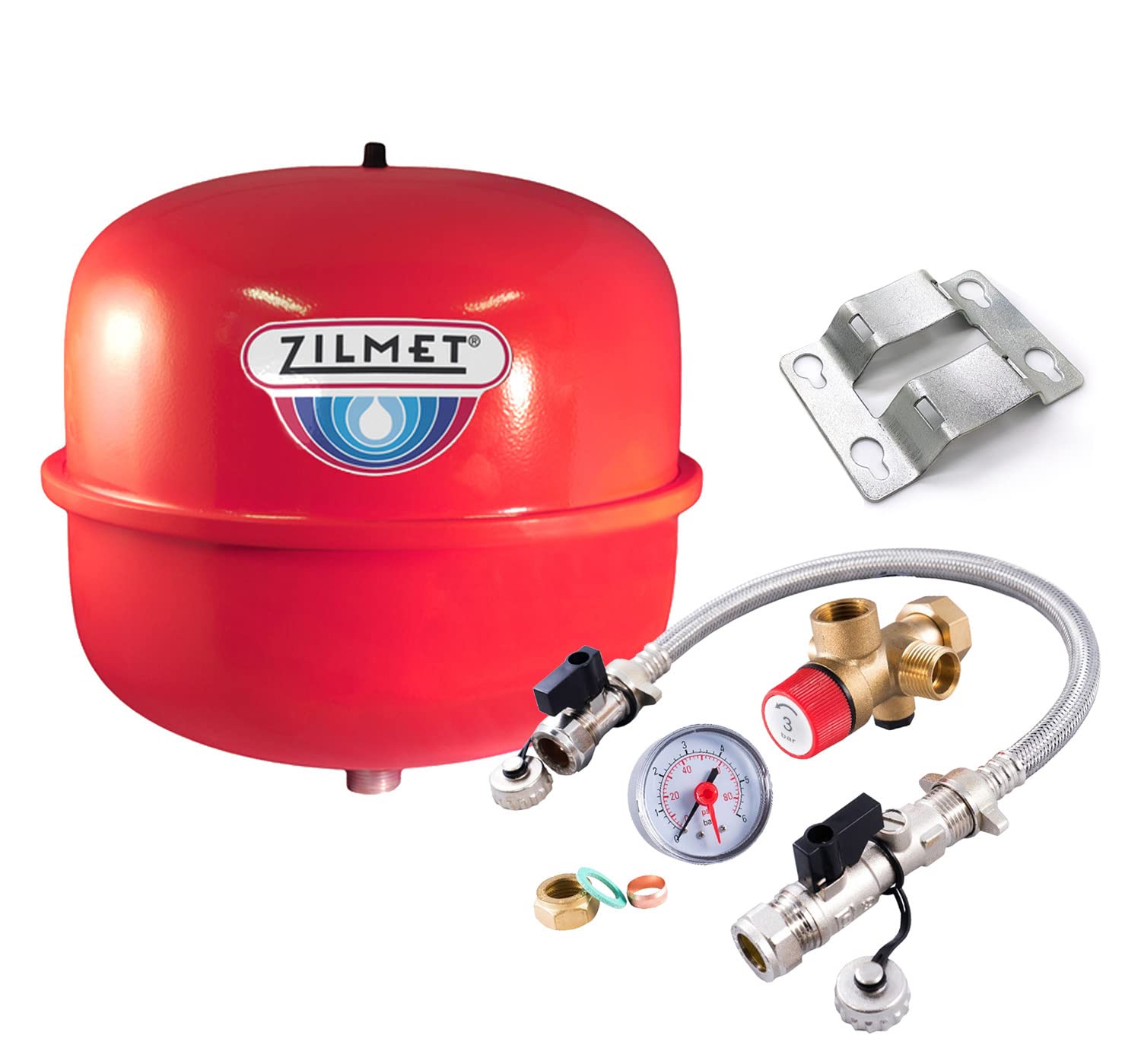 Zilmet12 Litre Heating Expansion Vessel & Sealed System Kit Z1-301012