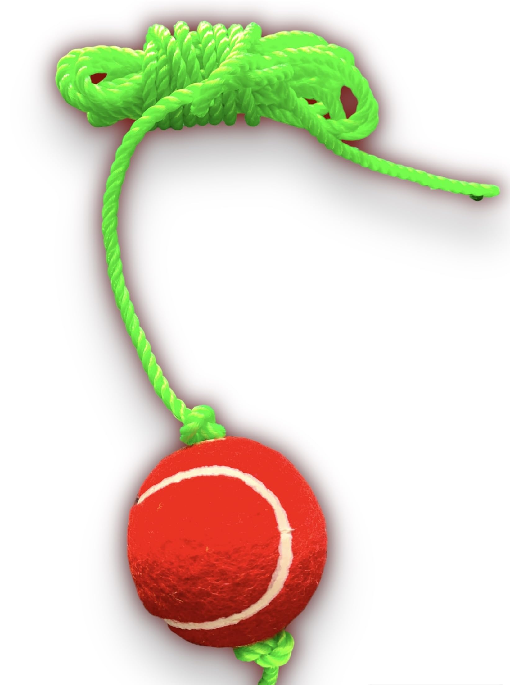 Neo Hanging Cricket Tennis Ball_3.5 Meters (Pack of 1) (Hard Tennis Ball) (Red)