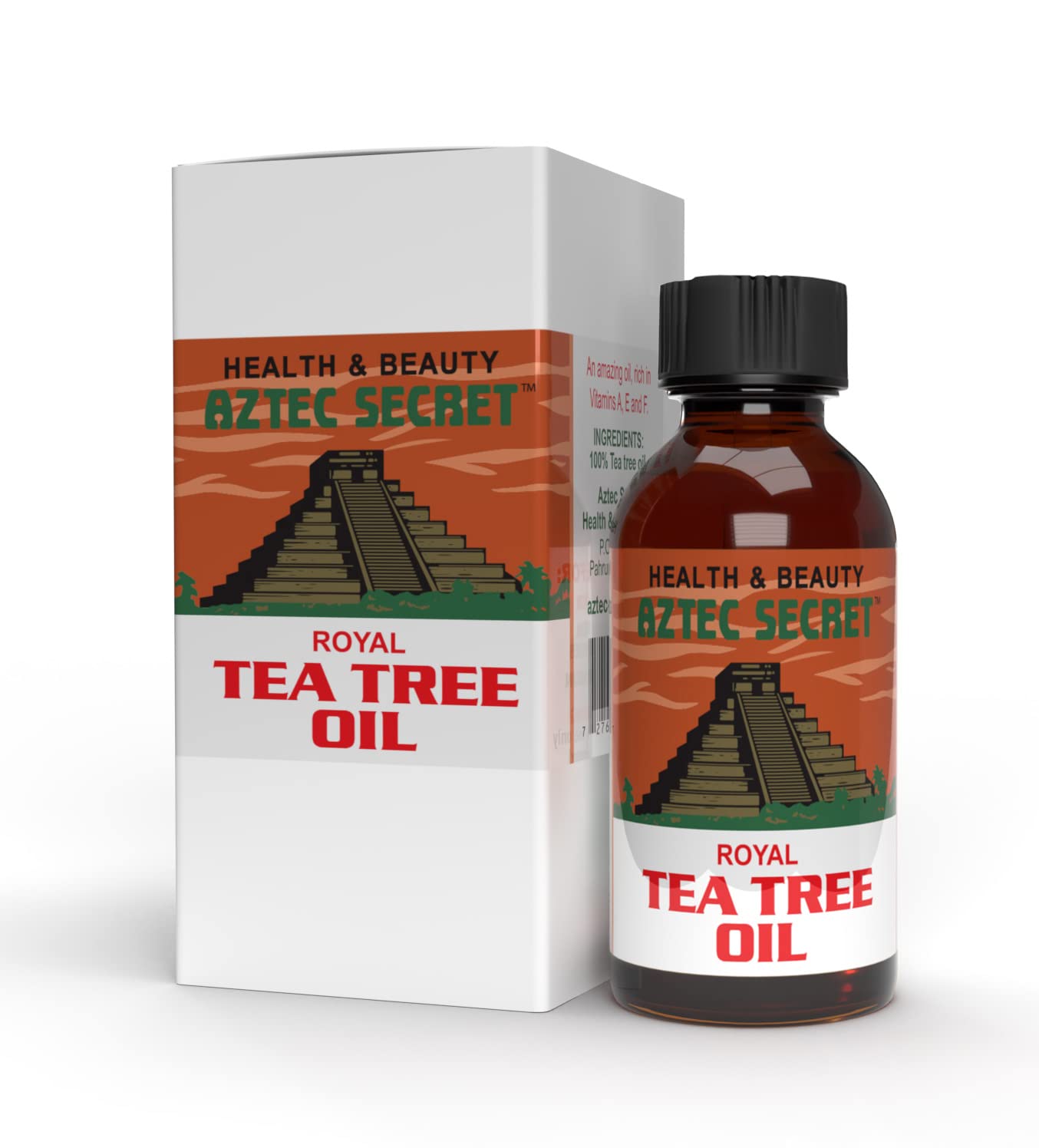 Aztec SecretRoyal Tea Tree Oil - 100% Pure - 2 OZ - Deep Hair & Skin Moistruizer - 1 pack (2 oz)