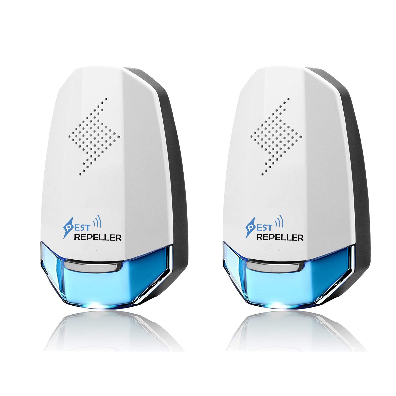 Lonnalee 2 Packs Ultrasonic Pest Repeller,Indoor mute ultrasonic pest repeller Suitable for mosquito control, Ants, Fly, Mosquitoes, Rodent,mouse repeller plug in Harmless to Pets and Human