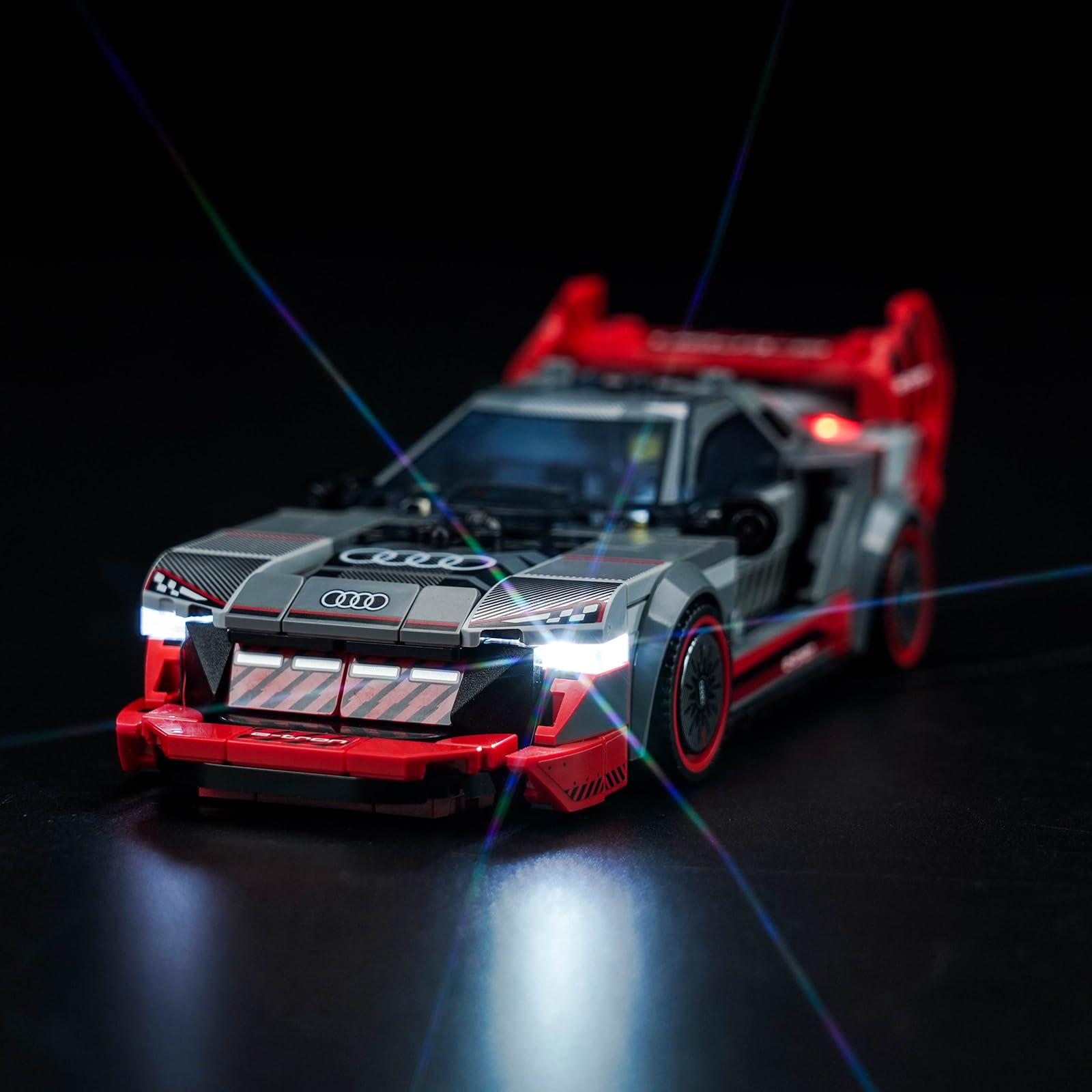 Light Kit for Lego Audi S1 e-tron quattro, Lighting Set for Lego 76921 Speed Champions Audi S1 e-tron quattro Race Car - Not Include Models, Just Light Kit