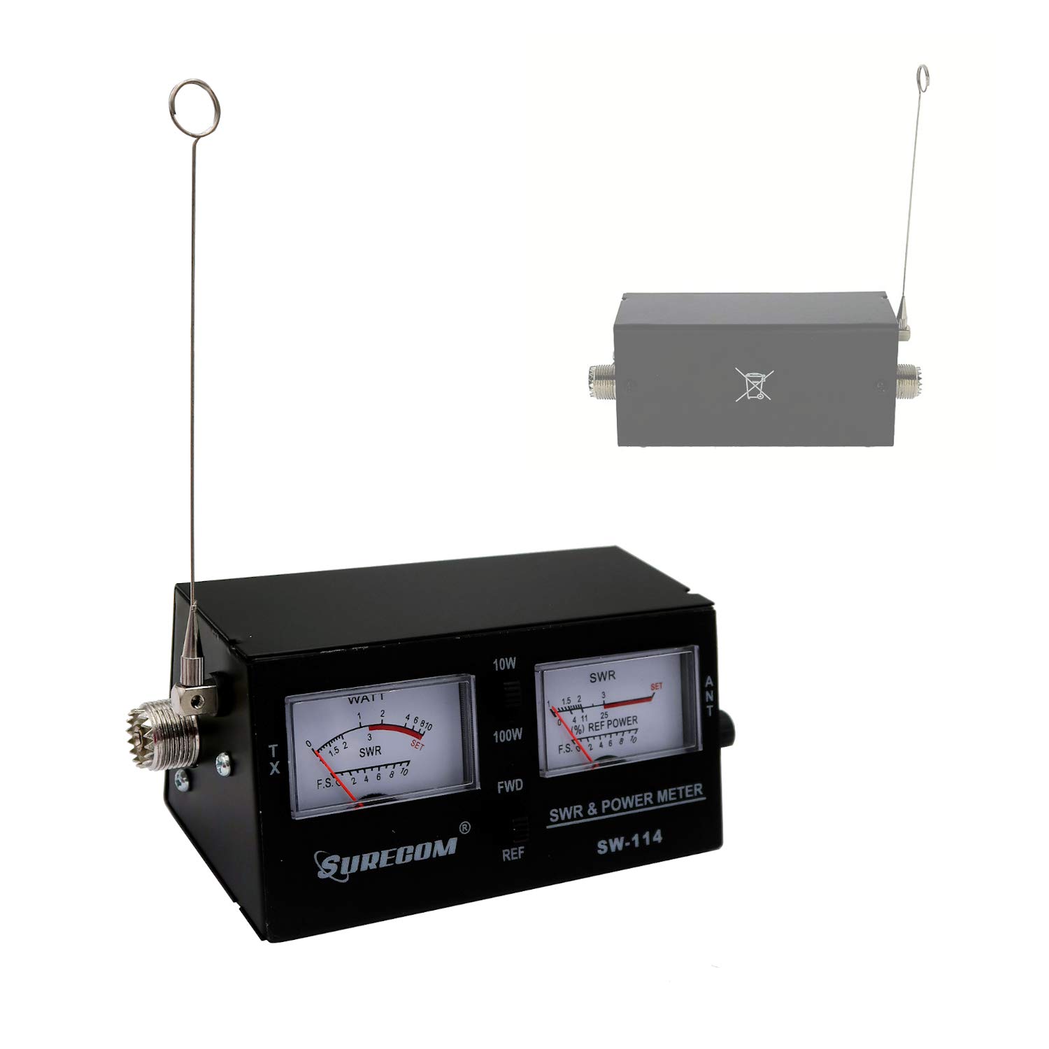 McbazelSurecom SW-114 SWR/RF/Field Strength Power Test Meter