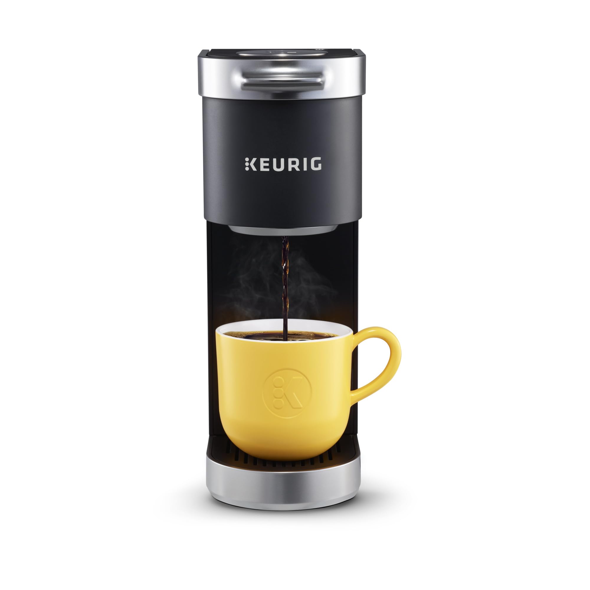 Keurig K-Mini Plus Single Serve K-Cup Pod Coffee Maker, with 6 to 12oz Brew Size, Stores up to 9 K-Cup Pods, Travel Mug Friendly, Matte Black