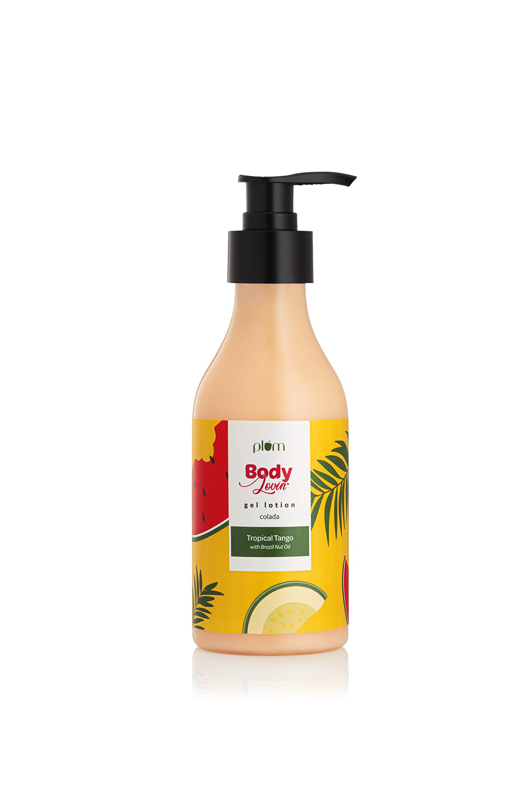 Plum BodyLovin’ Tropical Tango Colada (Gel Body Lotion) | Deep Hydration| All Skin Types | Fruity | 100% Vegan | Paraben, Silicone & Mineral Oil Free | 240 ml