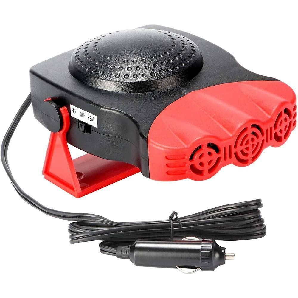 MASO Portable Car Heater Defroster Fans New Upgrade 2 in 1 Cooling & Heating Car Heater 12V Car Heater Vehicle Electronic Air Fan Defrost Cigarette Lighter Plug Car Windscreen Heater