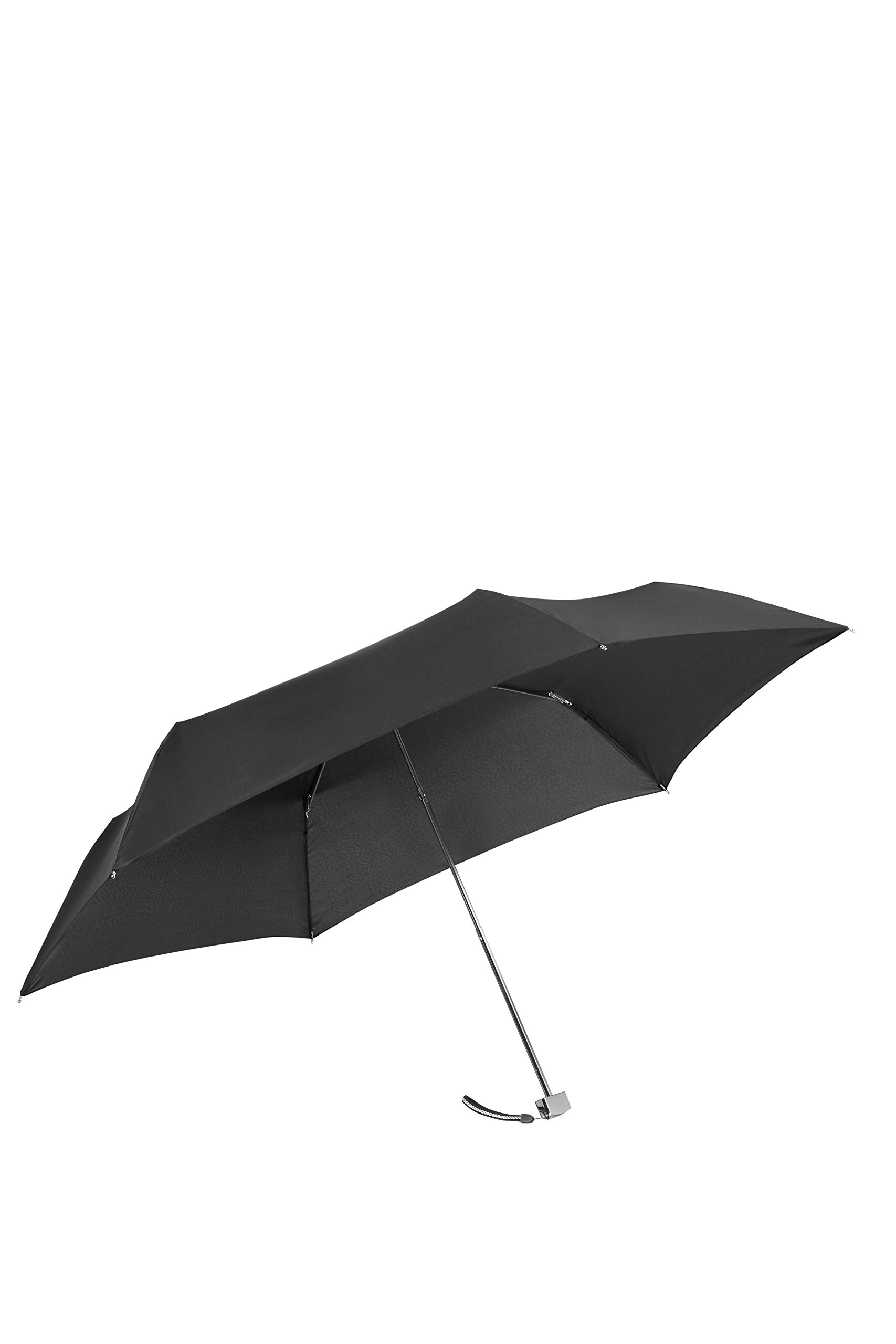 SAMSONITE Rain Pro 3 Section Manual Ultra Mini Flat Stick umbrella, 22 cm, Black