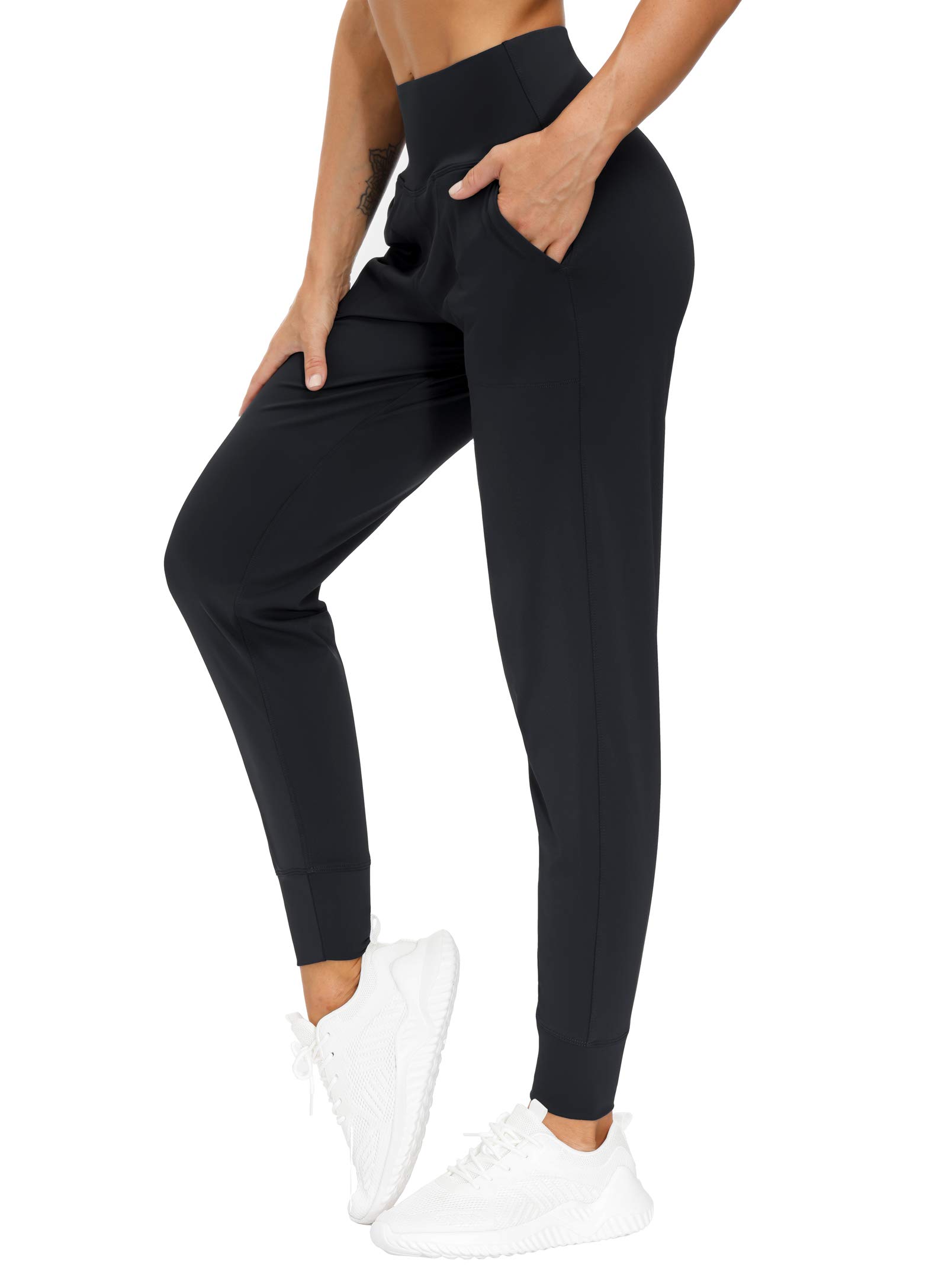 THE GYM PEOPLE Women's Joggers Pants Lightweight Athletic Leggings Tapered Lounge Pants for Workout, Yoga, Running