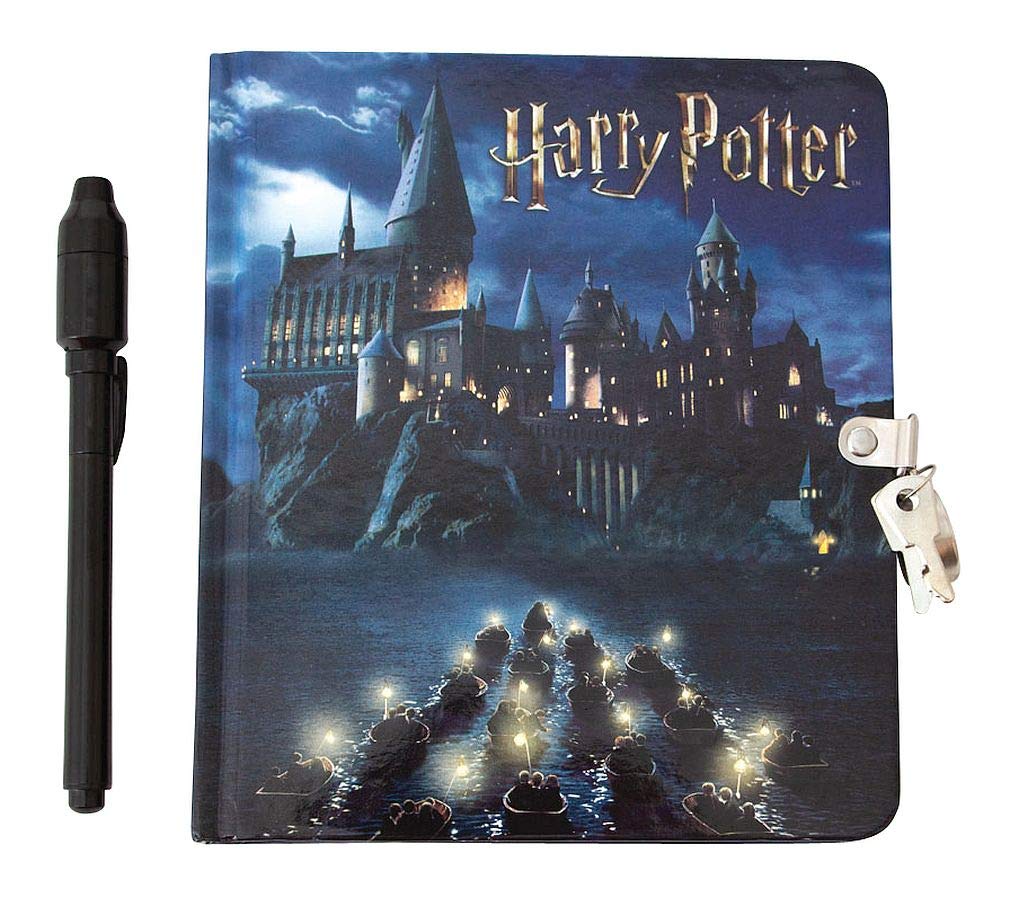 Playhouse Harry Potter Hogwarts Lock & Key Lined Page Diary with Invisible Ink Pen for Kids