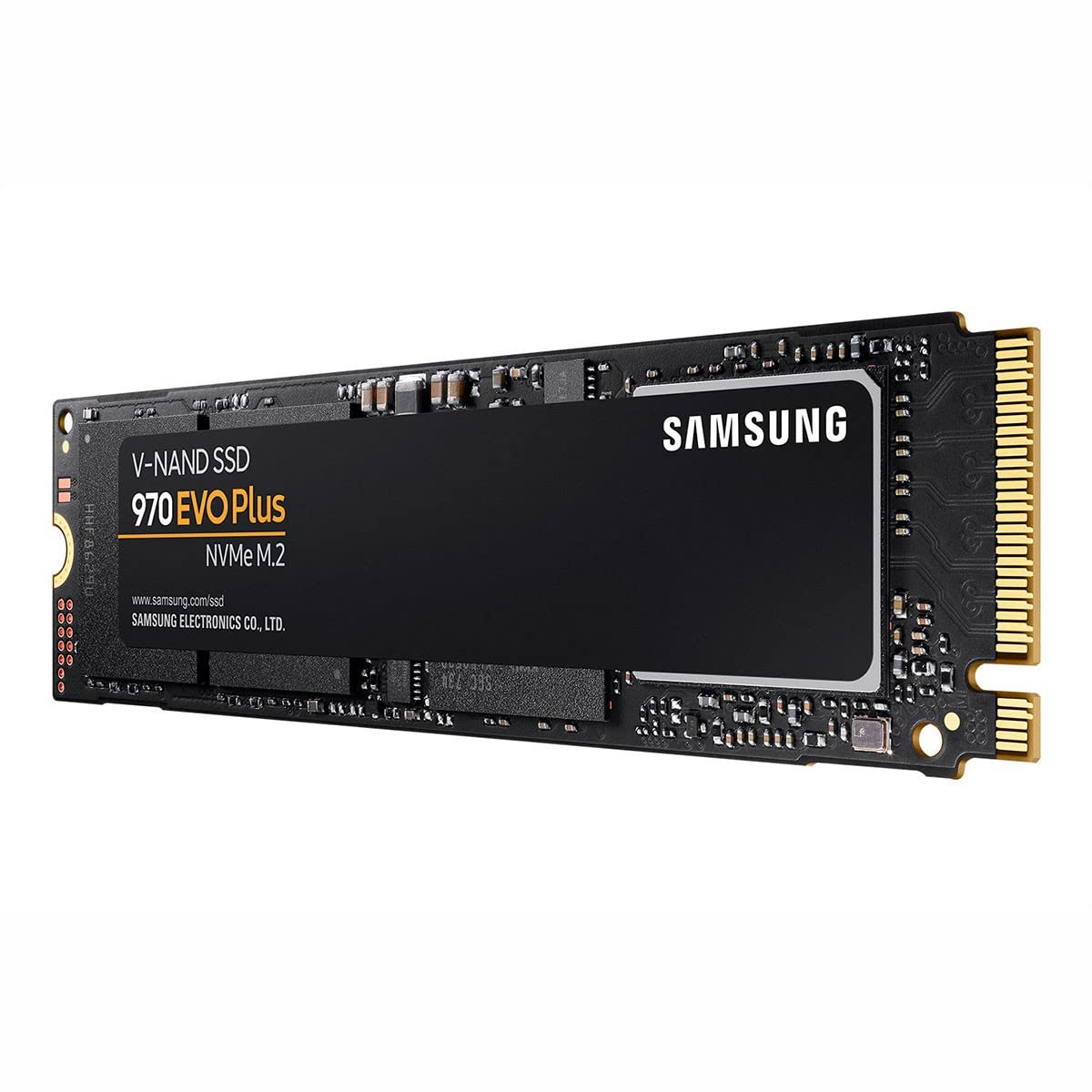 SAMSUNG 970 EVO PLUS NVME M.2 500 GB Internal Solid State Drive, 500GB, Black, MZ-V7S500BW