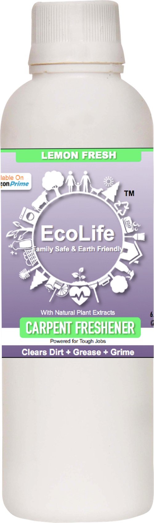 ECOLIFE 100% Natural Carpet Freshener, Lemon Fresh (200ml)