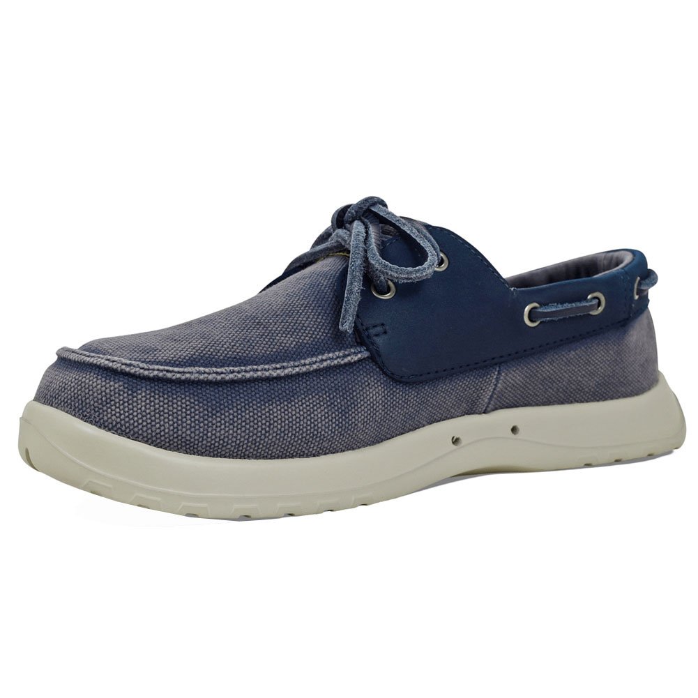 SoftScienceThe Cruise Canvas Men's Boating Shoes - Blue, Size 12