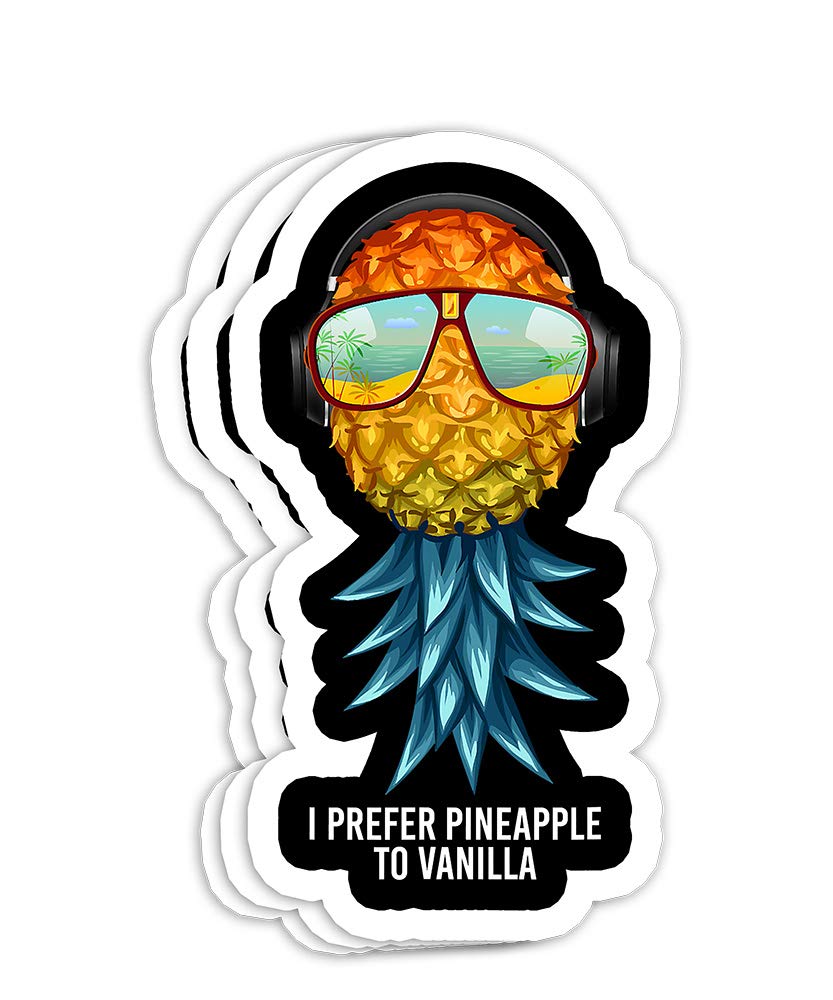 GenericSwingers Pineapple Swinging Lifestyle Funny Swinger Gift Decorations - 4x3 Vinyl Stickers, Laptop Decal, Water Bottle Sticker (Set of 3)