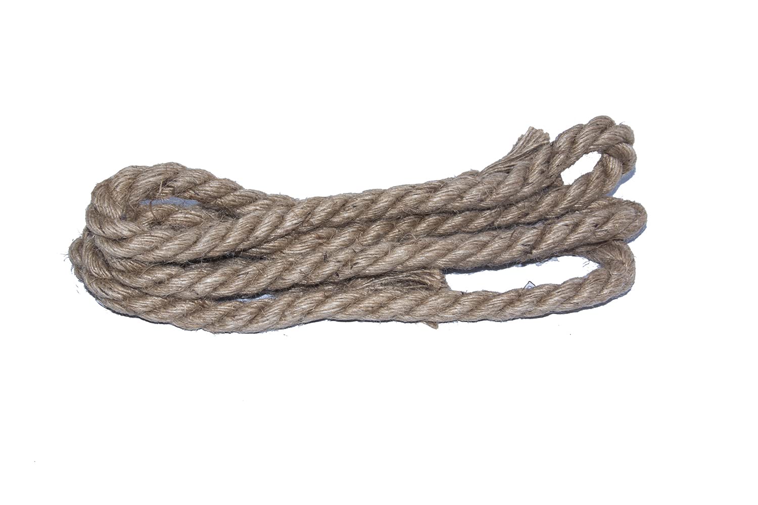 R-moment Natural Jute Twine Hemp Rope 12mm x 2meter, 3ply Durable Jute Twine Heavy Duty for Crafts, Brown, JR4907