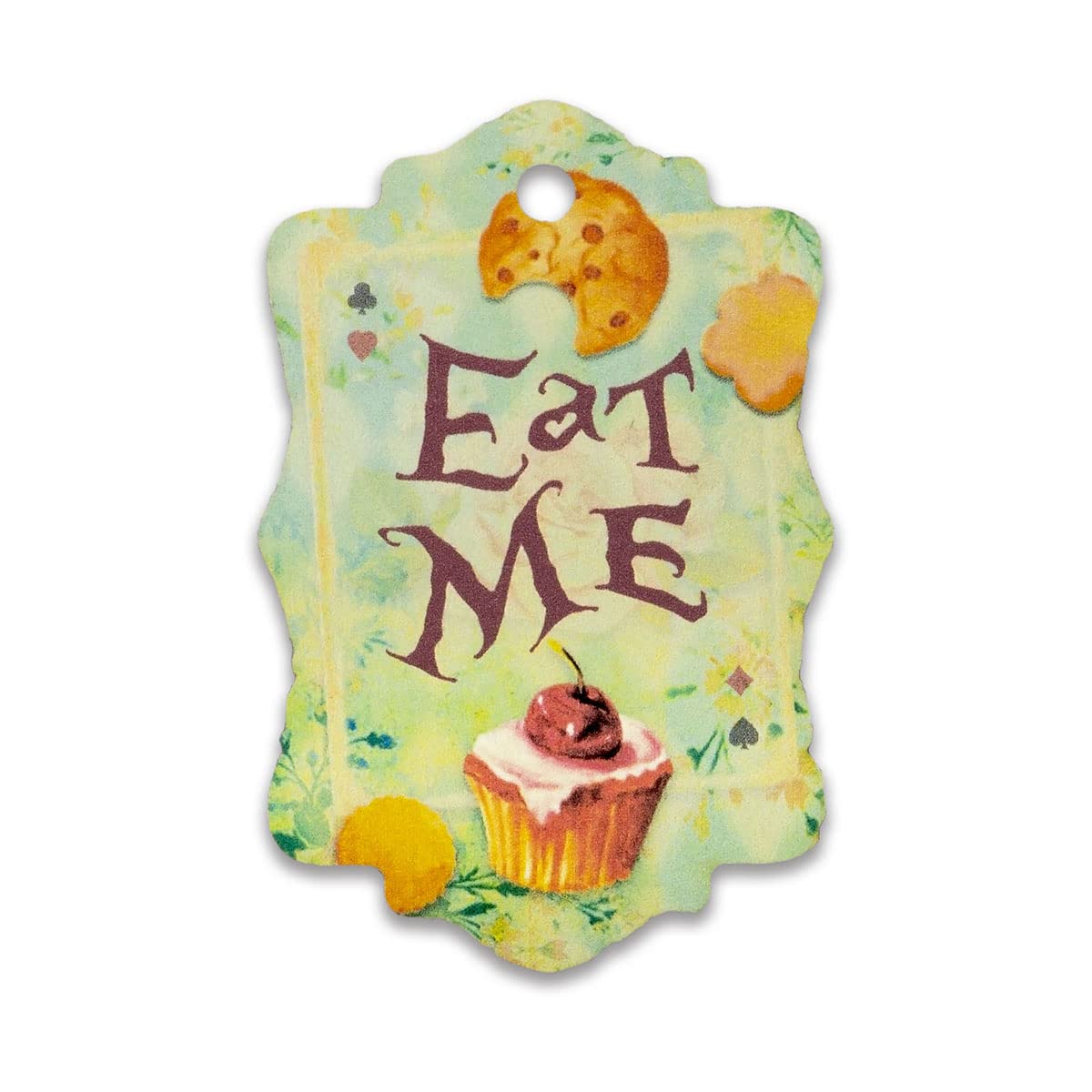 Summer-Ray 50pcs Alice in The Wonderland Theme Gift Tags Favor Tags (Eat Me)