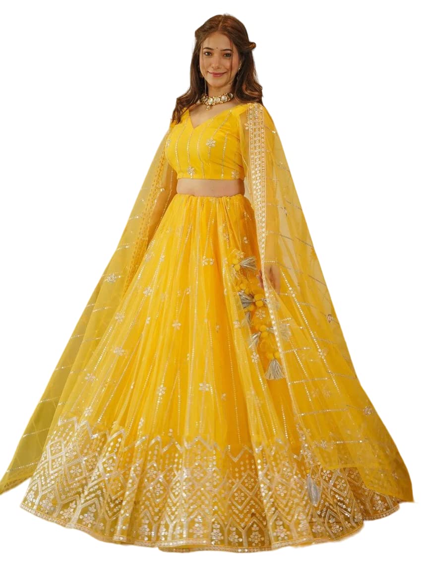 Fashion BasketNet Lehenga Choli Set For Womens (FB-LH-L8265), Semi-stitched