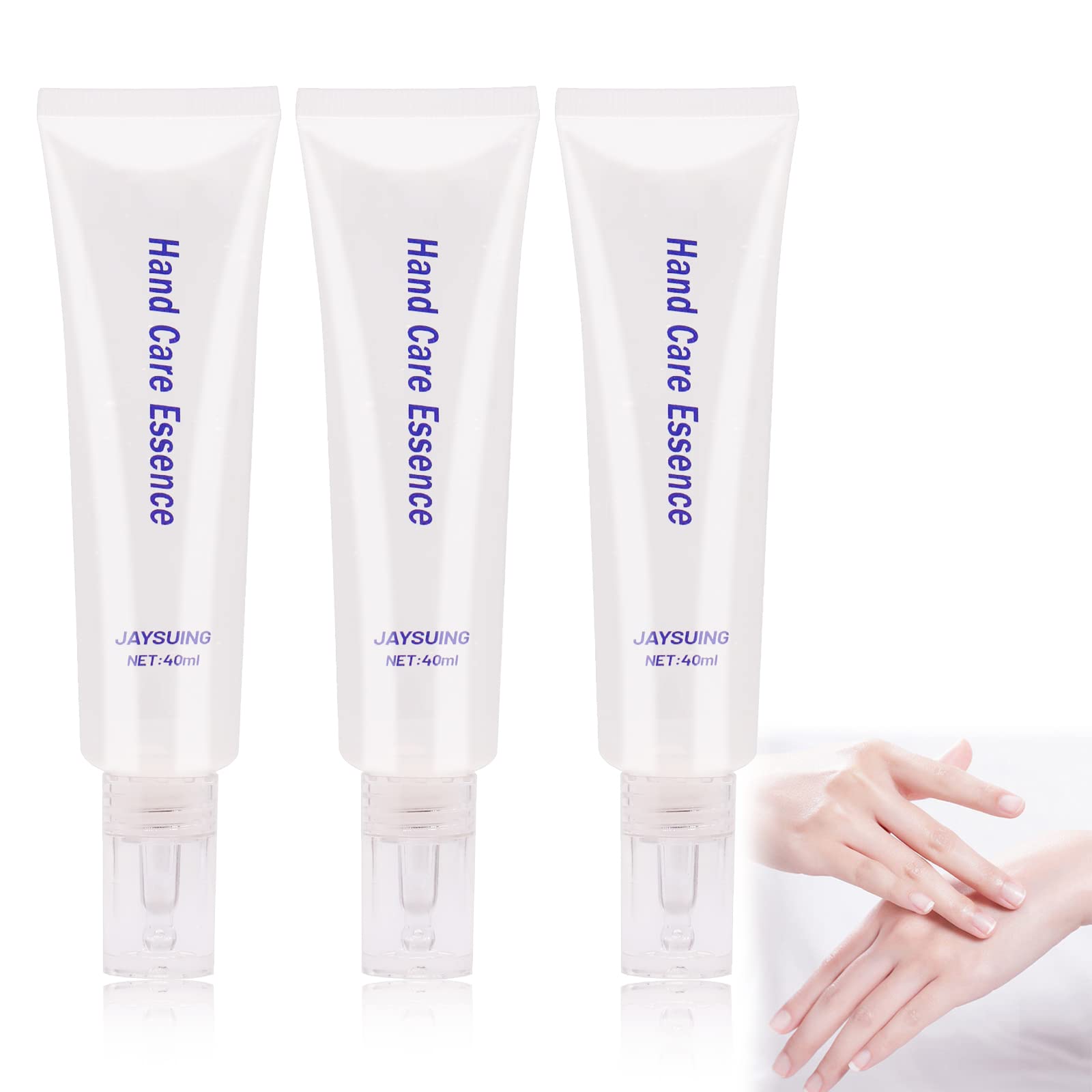 3pcs Hyaluronic Acid Hand Care Essence, Hydration Mini Hand Lotion, Pure Hyaluronic Acid Hand Anti-Aging Moisturizing Hand Care Cream