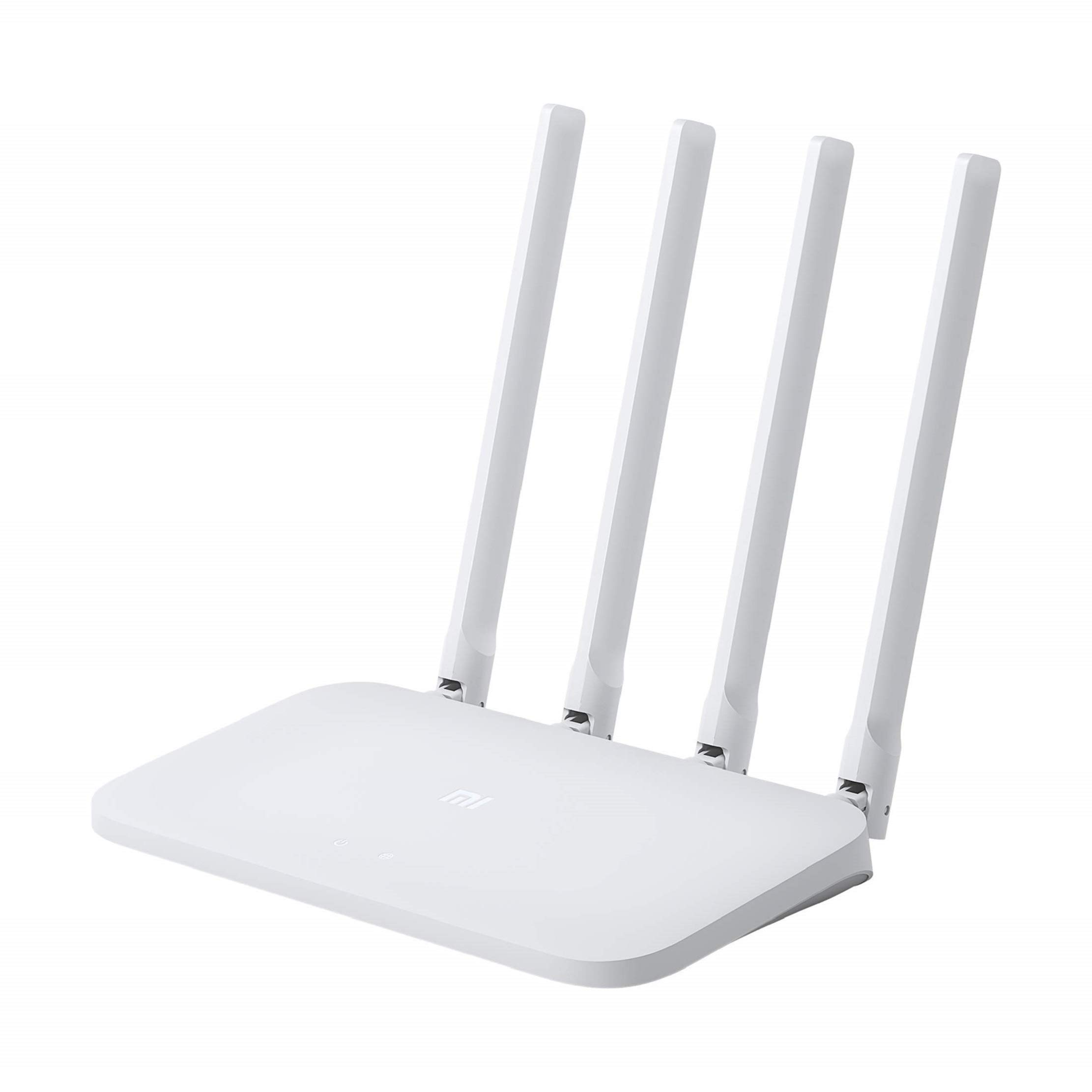 Xiaomi Mi Smart Router 4C, 300 Mbps with 4 high-Performance Antenna & App Control, Single_Band, Wi-Fi, White