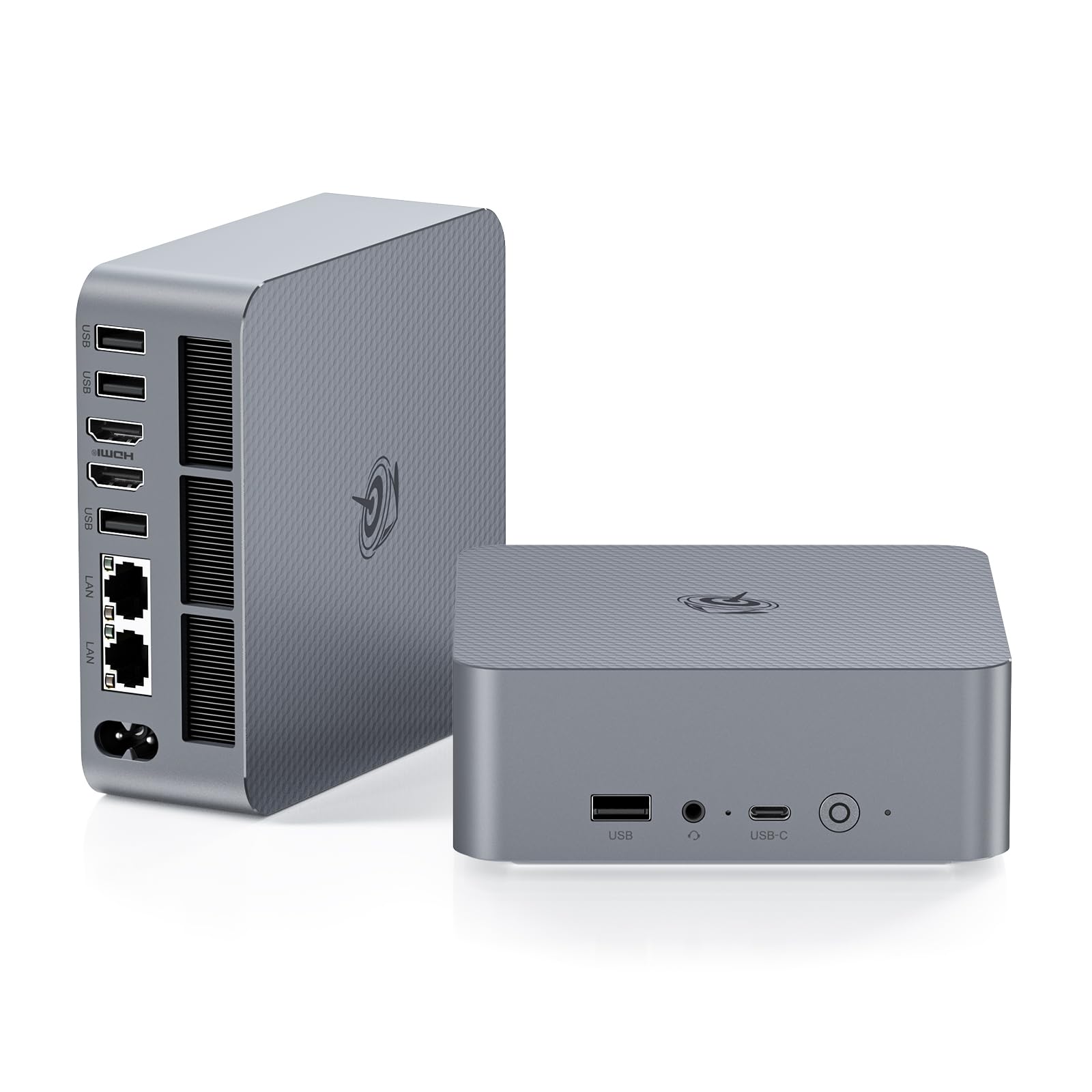 Beelink EQR5 Mini PC, AMD Ryzen 7 5825U (8C/16T, up to 4.5Ghz), 16GB DDR4 RAM 500GB NVMe SSD, Mini Desktop Computer Support 4K@60Hz/Dual Display/WiFi6/BT5.2/Home/Office/Gaming