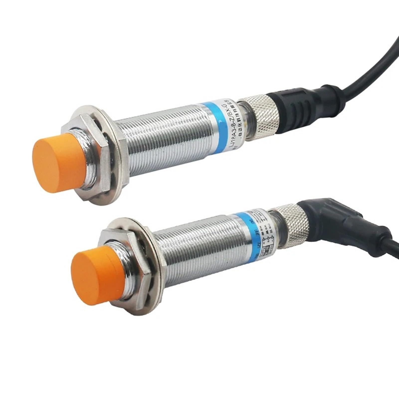 LJ18A3-5-Z LJ18A3-8-Z Plug-in M18 Inductive Proximity Sensor Switch 5-8mm Detection Distance M12 Connectors NPN PNP 1Pcs(LJ18A3-5-Z/AY-G)