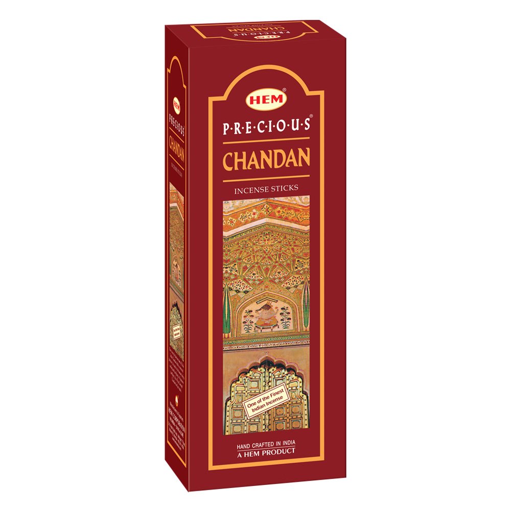 Hem Precious Chandan Incense Sticks(9.3 cm X 6.0 cm X 25.5cm, Black)