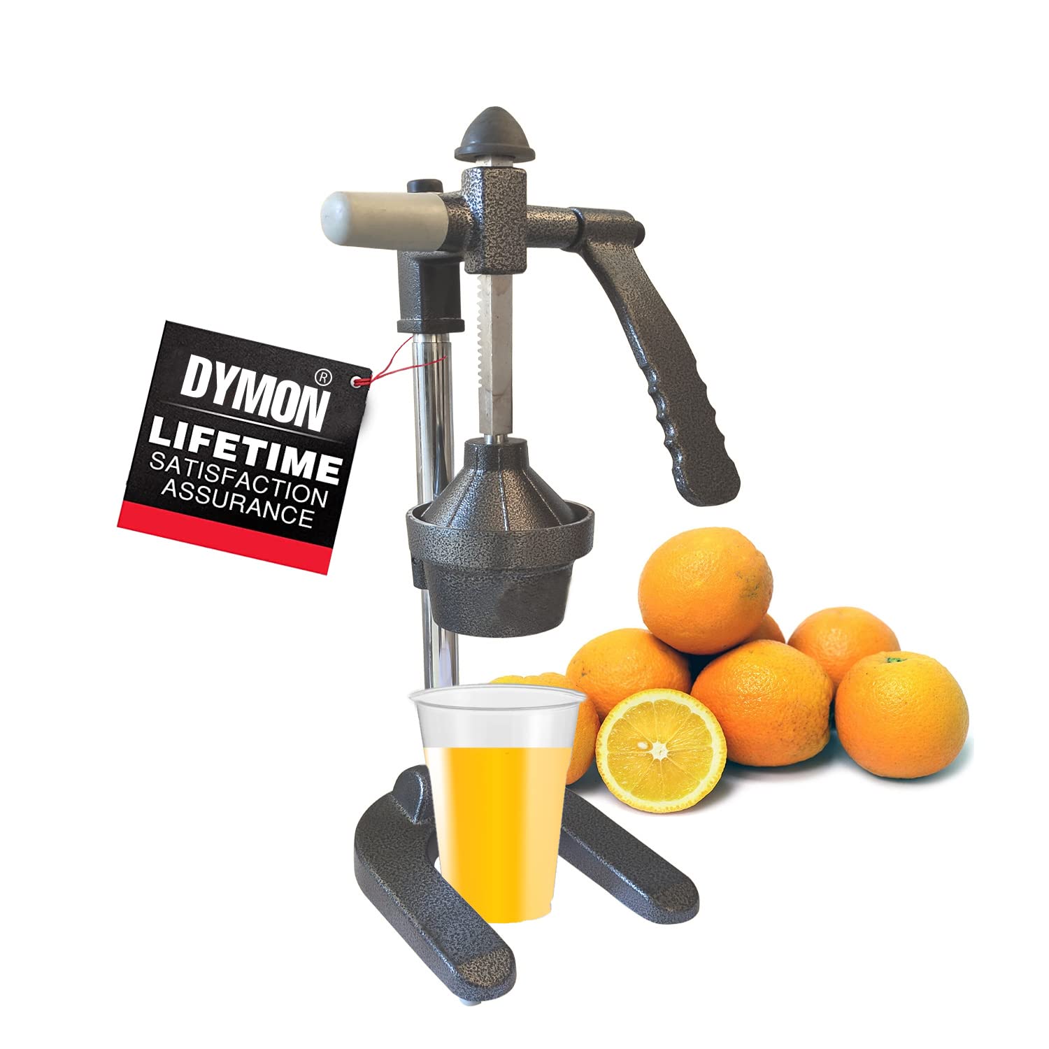 Deluxe Aluminum Hand Press Juicer,Made in India (Black)