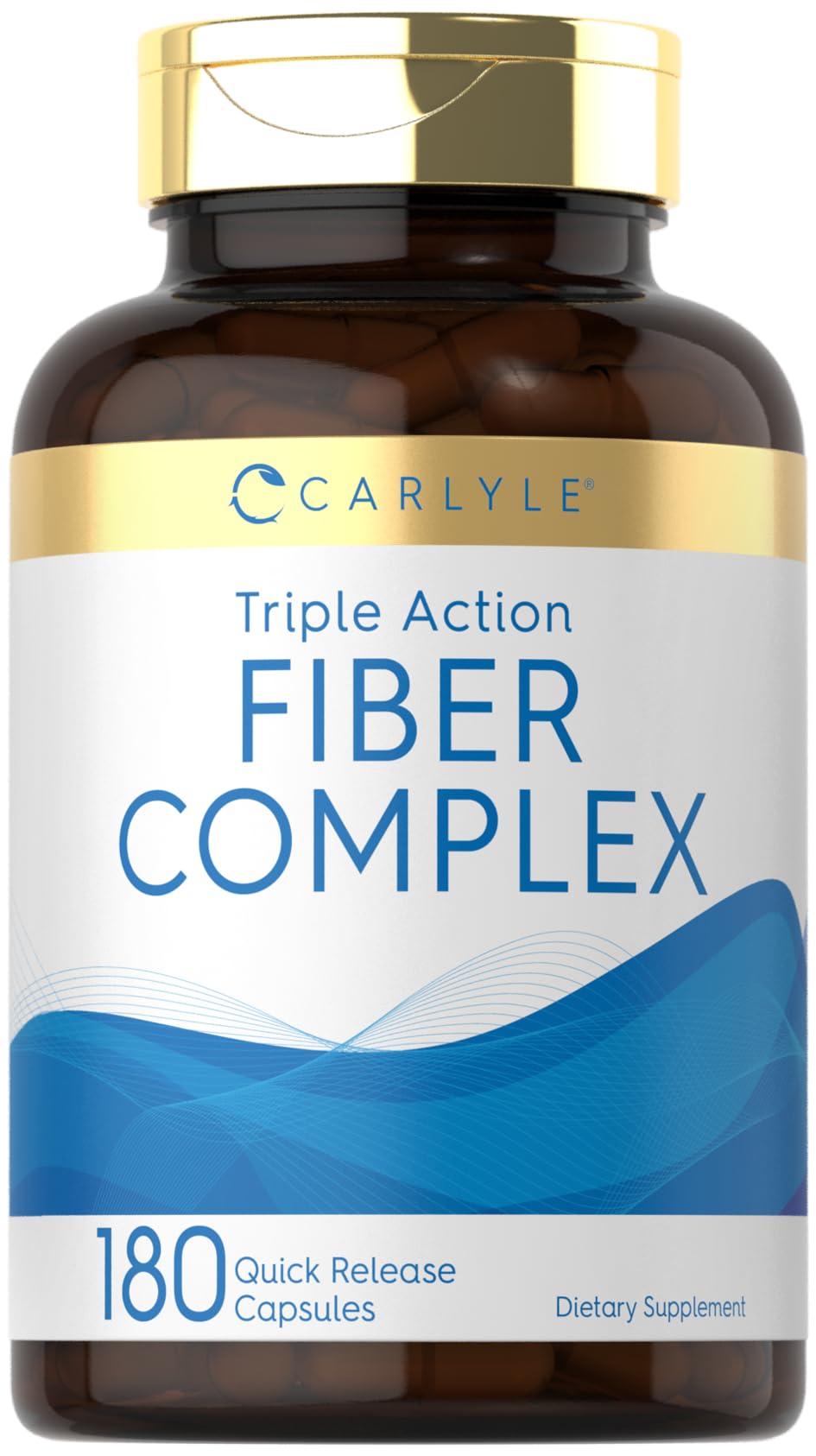 Carlyle Fiber Complex | 180 Capsules | Non-GMO Supplement | Triple Action Fiber