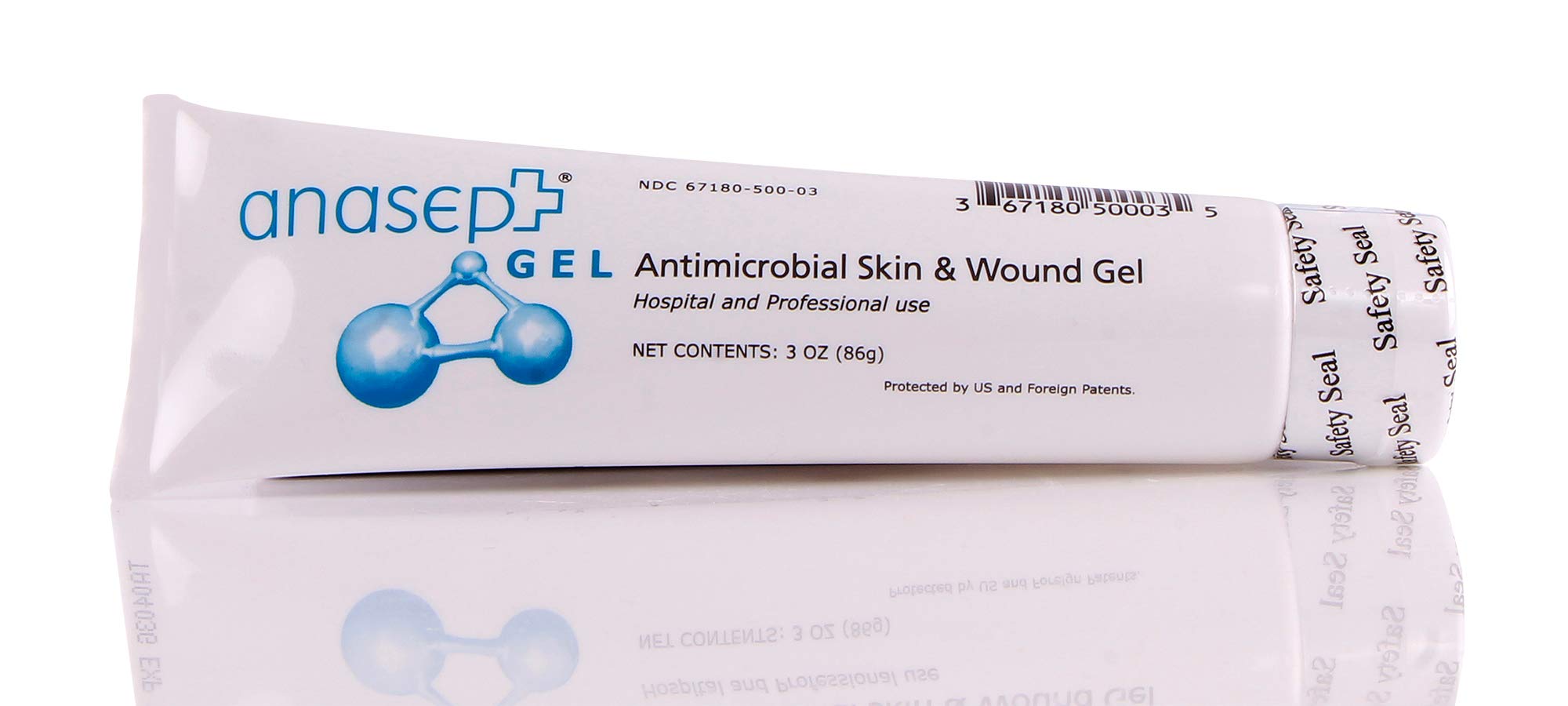 QD5003G - Anasept Antimicrobial Skin Wound Gel 3 oz. Tube by Anacapa Technologies