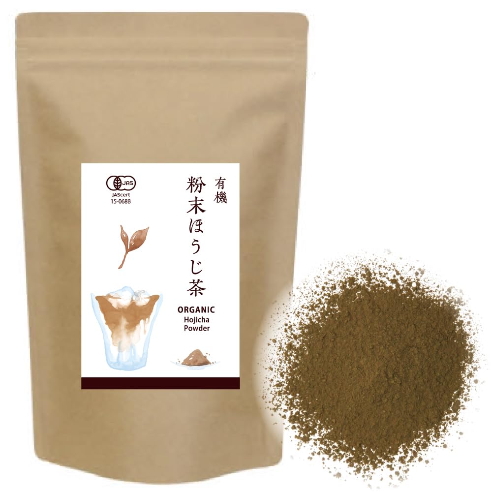 ORGANIC Hojicha Powder [500g/17.6oz] Premium culinary grade from Shizuoka Japan | Japanese Tea KIMIKURA