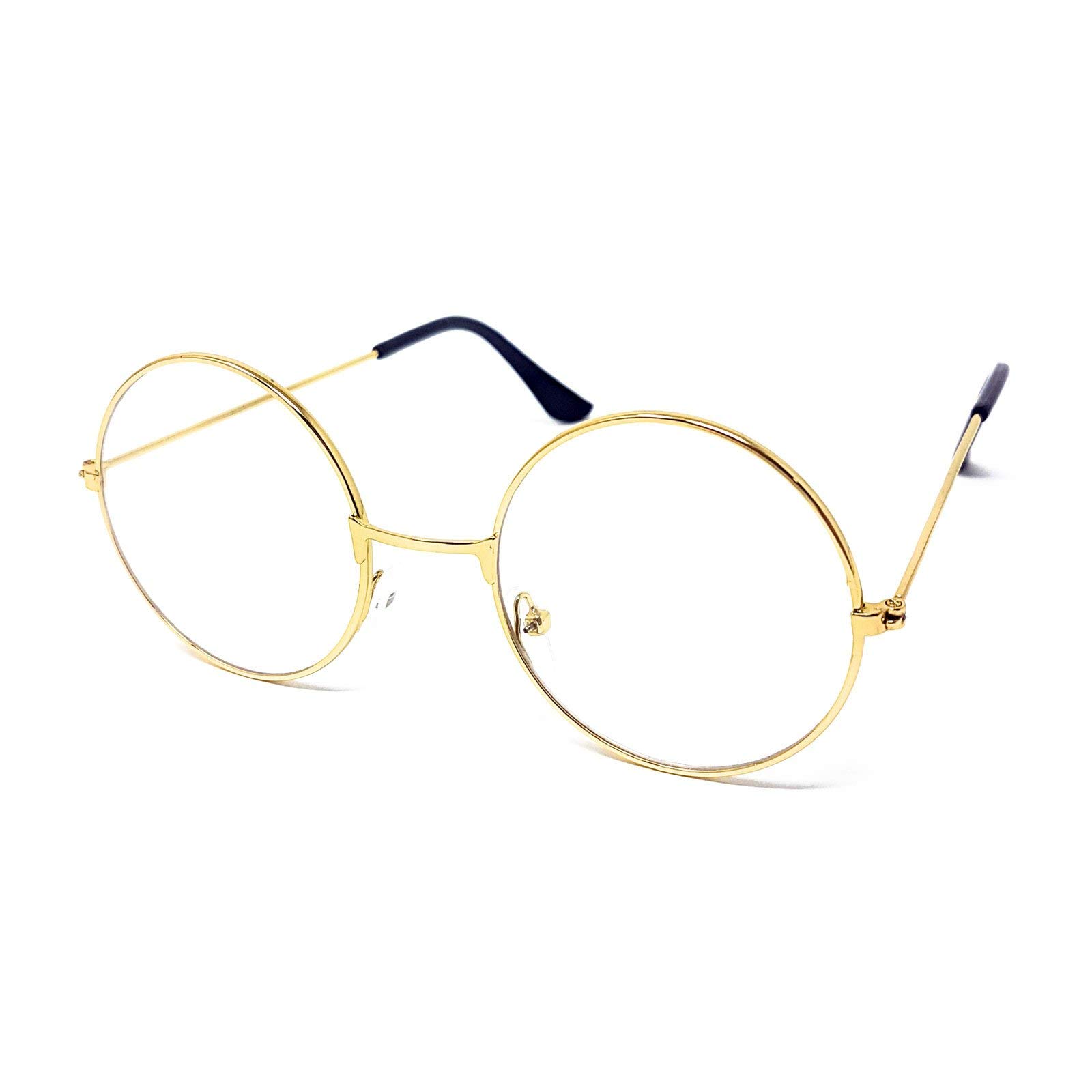 Metal Frame Wizard Glasses with Clear Lens