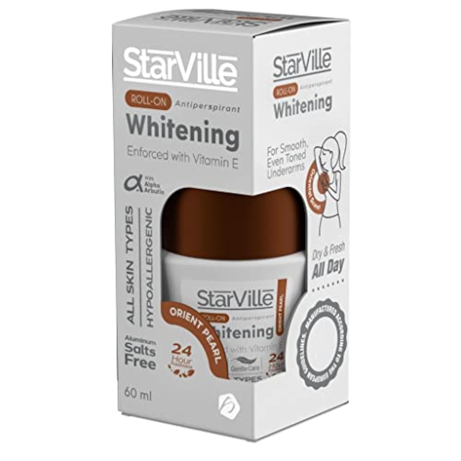 Star Ville roll on whitening 60 ml - white