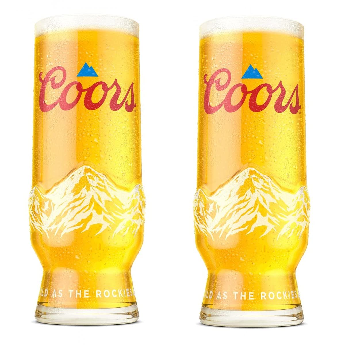 Coors Official 2021 Light Pint Beer Glass [Set of 2}