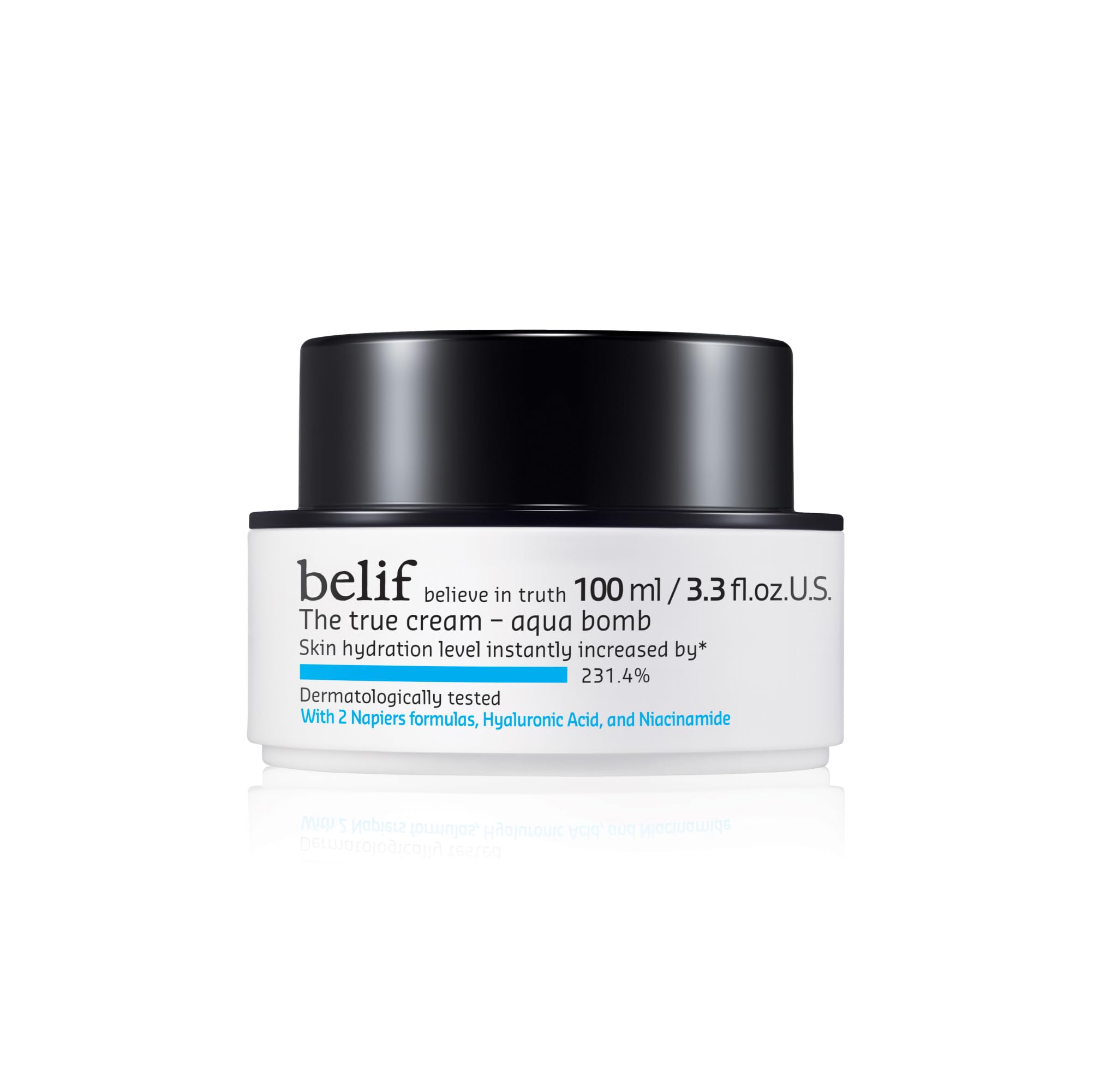 belifThe True Cream Aqua Bomb | New & Improved | Hydration in 10 Seconds | Hyaluronic Acid, Niacinamide | Lightweight Hydrating Daily Moisturizer Face