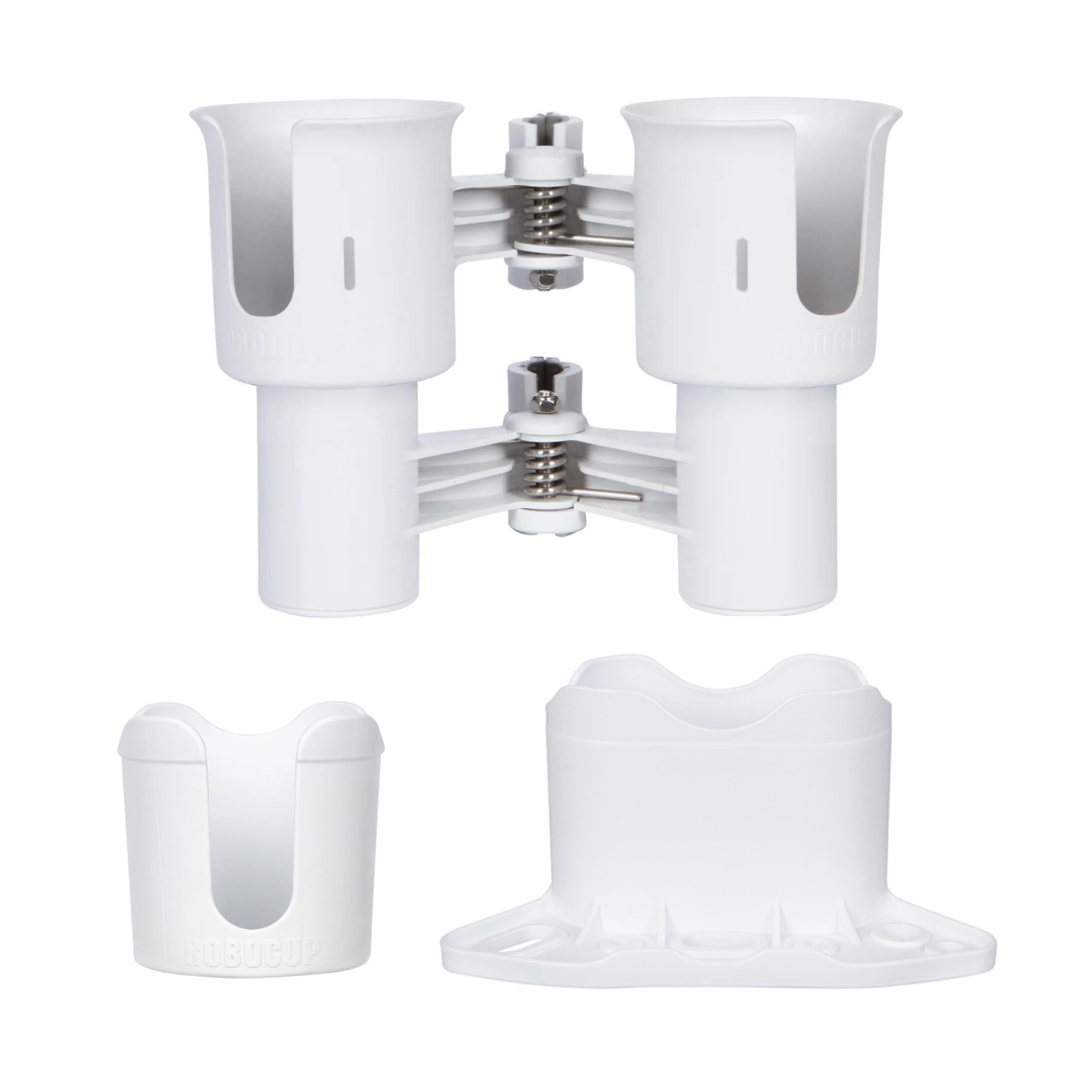 White Trio Bundle: Includes 1 RoboCup, 1 Plus and 1 Holster