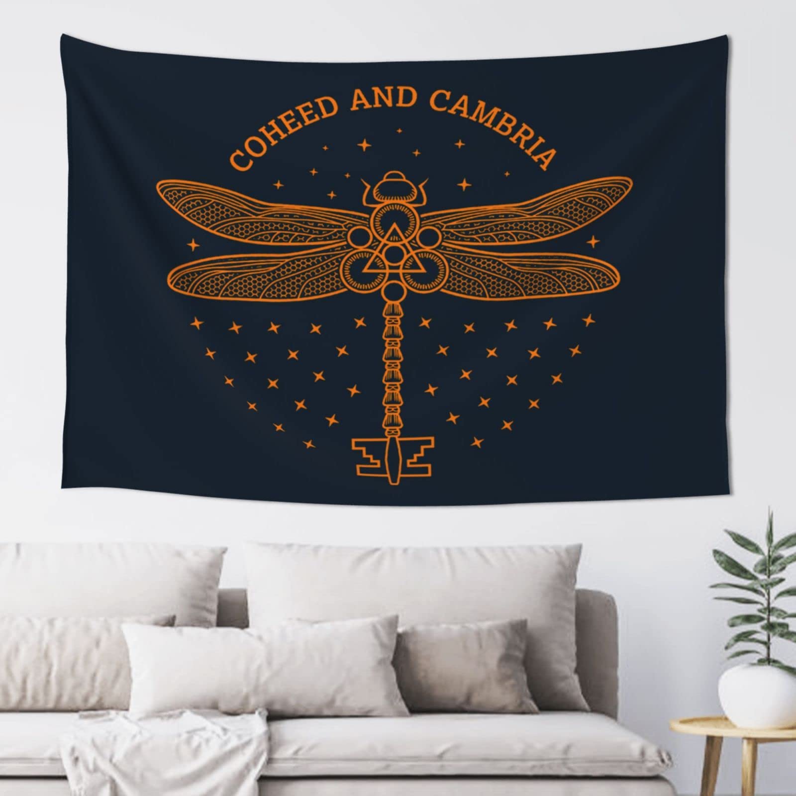 Lanecherbert Coheed Rock and Cambria Tapestry Wall Hanging Tapestry 3D Printed Art Tapestry Home Decor 60x40Inches