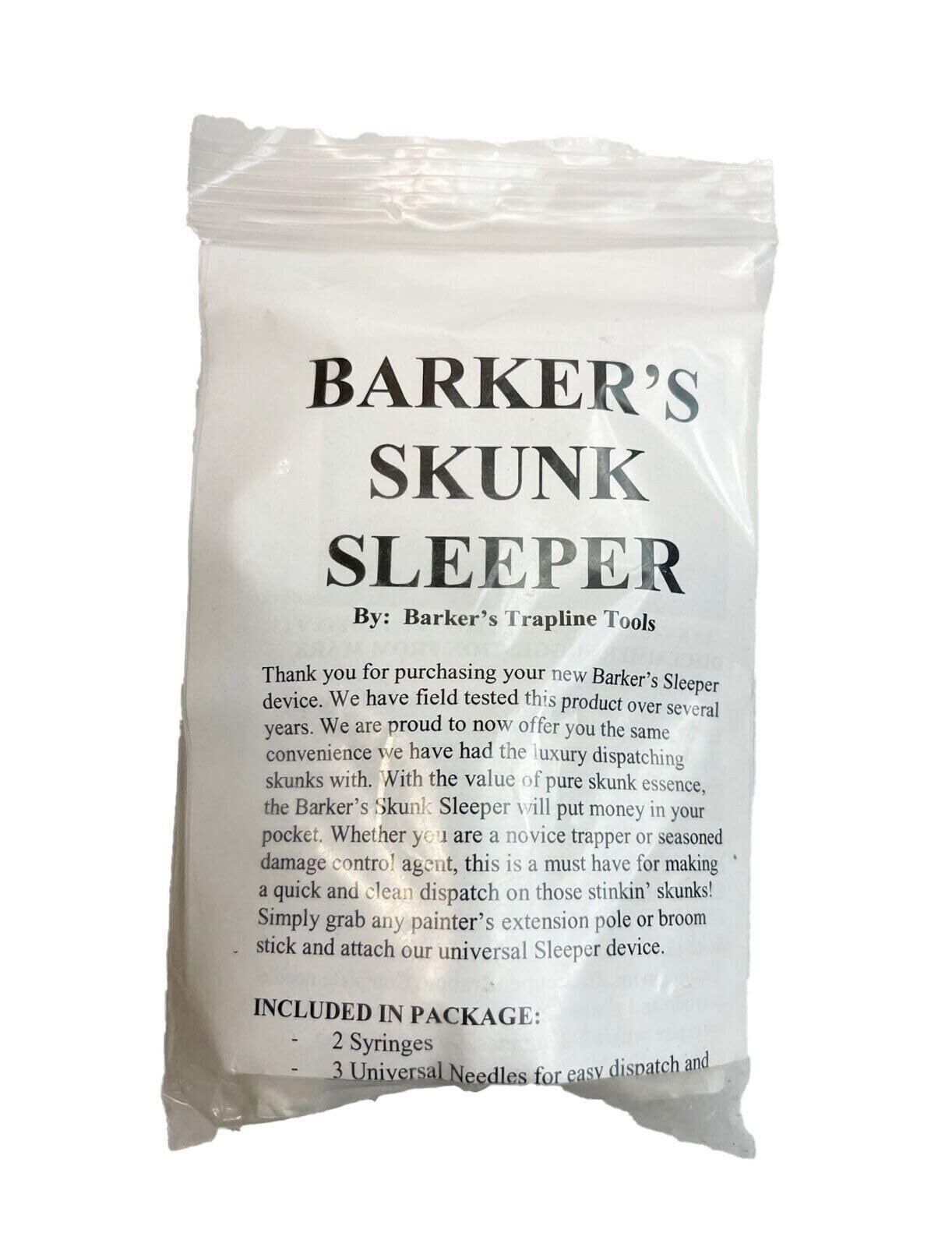 Barker's Skunk Sleeper