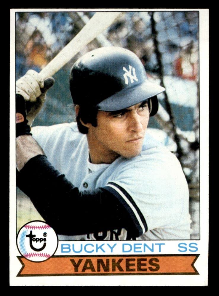 1979 Topps # 485 Bucky Dent New York Yankees (Baseball Card) EX Yankees