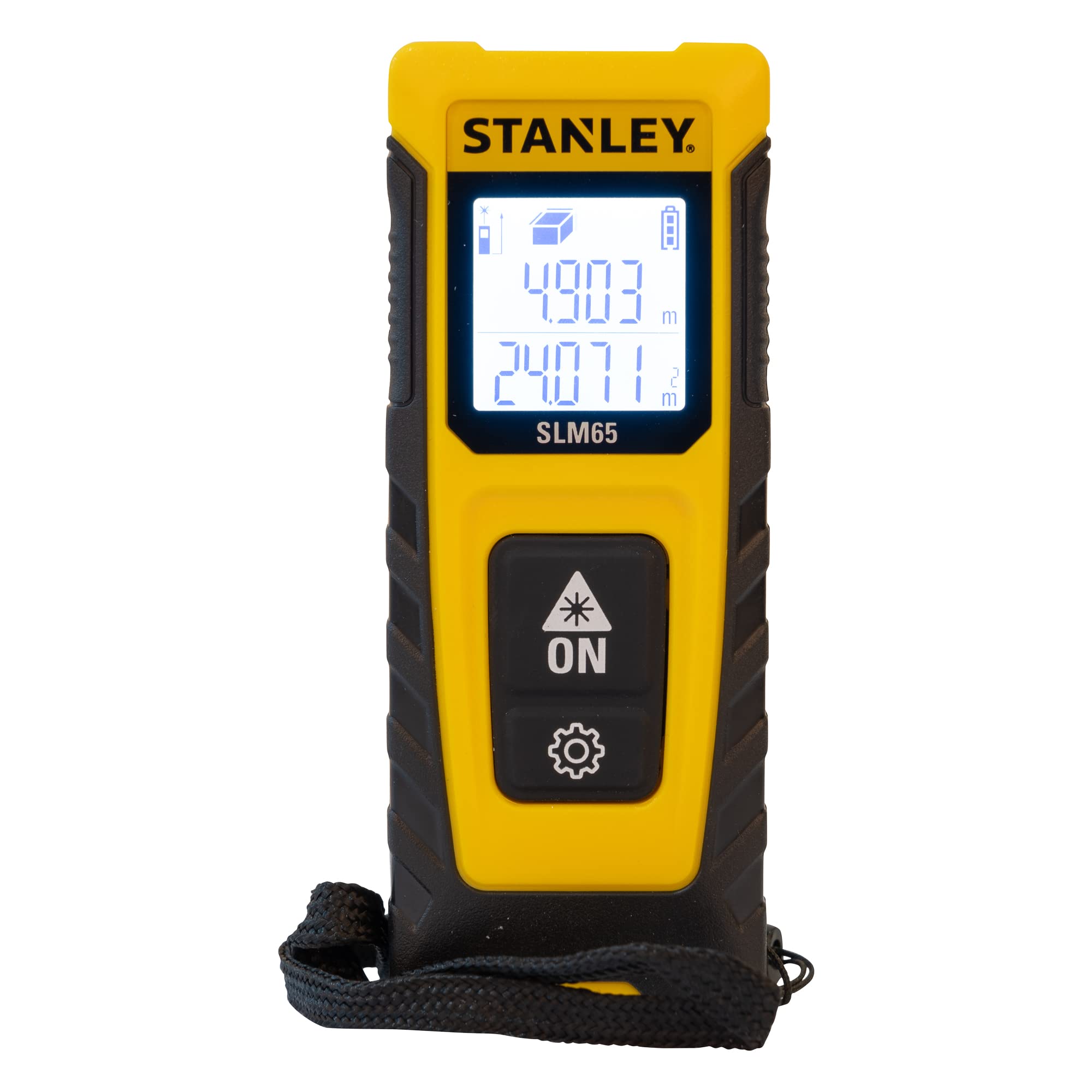 STANLEY STHT77065-0 20M Cordless Laser Distance Measurer with 2xAAA Battery for Distance Area and Volume Measurement with Colour Screen for Home, DIY & Professional Use, 1 Year Warranty,