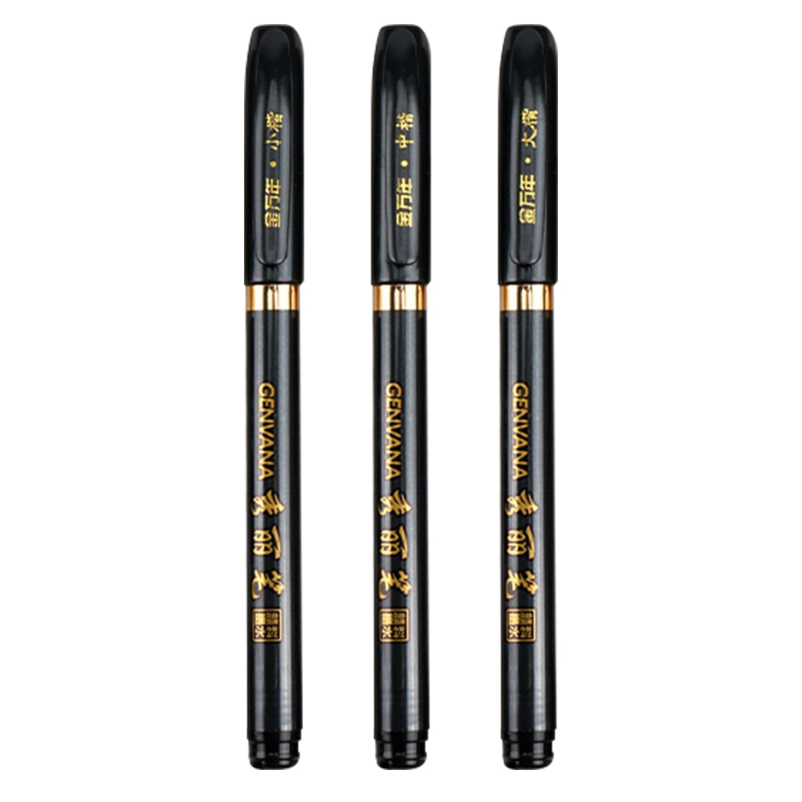 Ink Pen Maxmartt 3pcs Artist Calligraphy Pen Chinese Japanese Calligraphy Shodo Brush Ink Pen Writing Drawing Craft