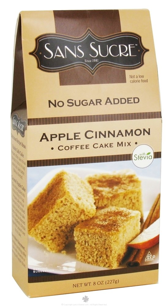 Sans Sucre Apple Cinnamon Coffee Cake Mix (sweetened with Stevia)