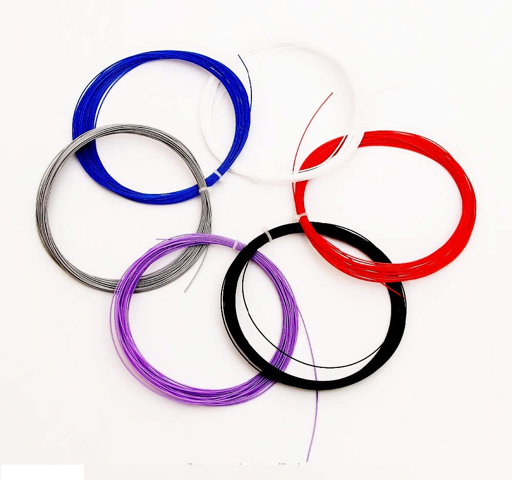 Gmefvr Badminton Bat Rackets String Nylon 0.71mm G12 Multi Color