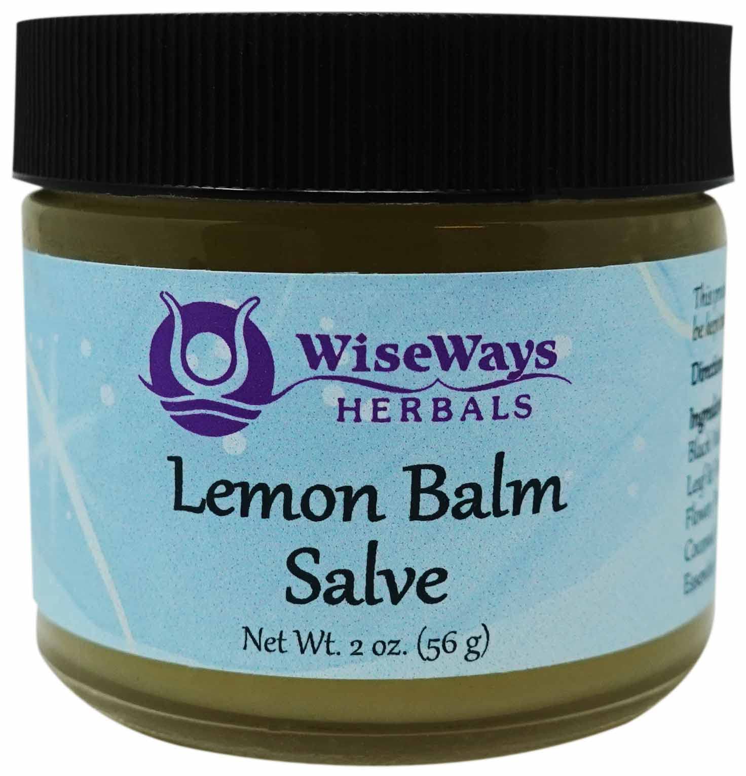 Wiseways Herbals: Salves For Natural Skin Care, Lemon Balm Cream 2 Oz